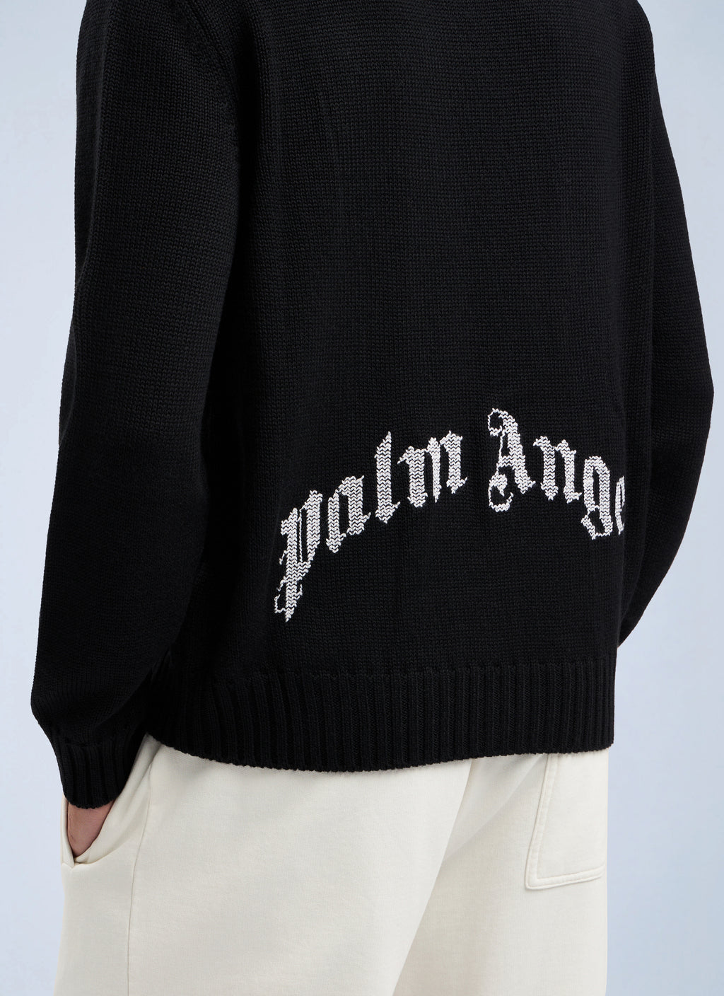 Back Curved Logo Sweater