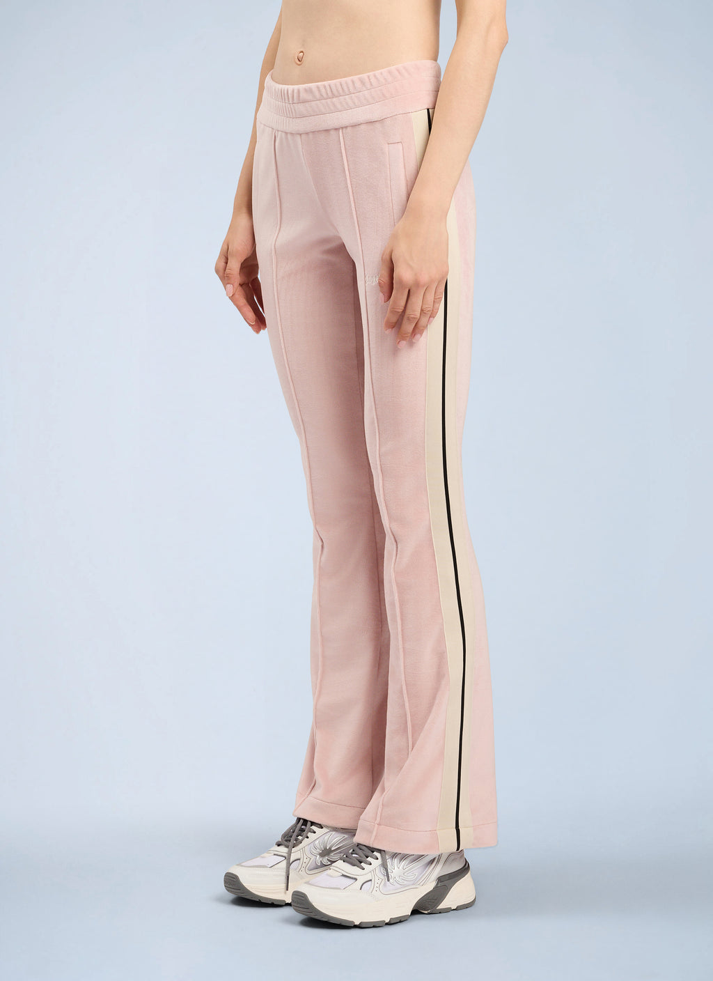 Logo Flare Chenille Track Pants