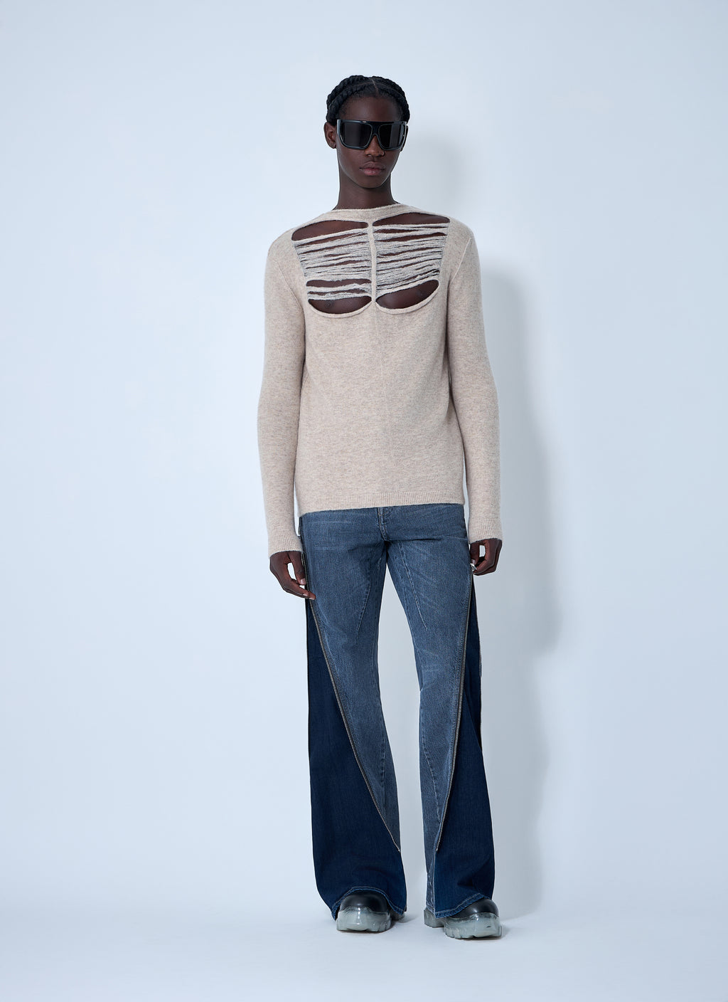 Wool-Blend Knit Top