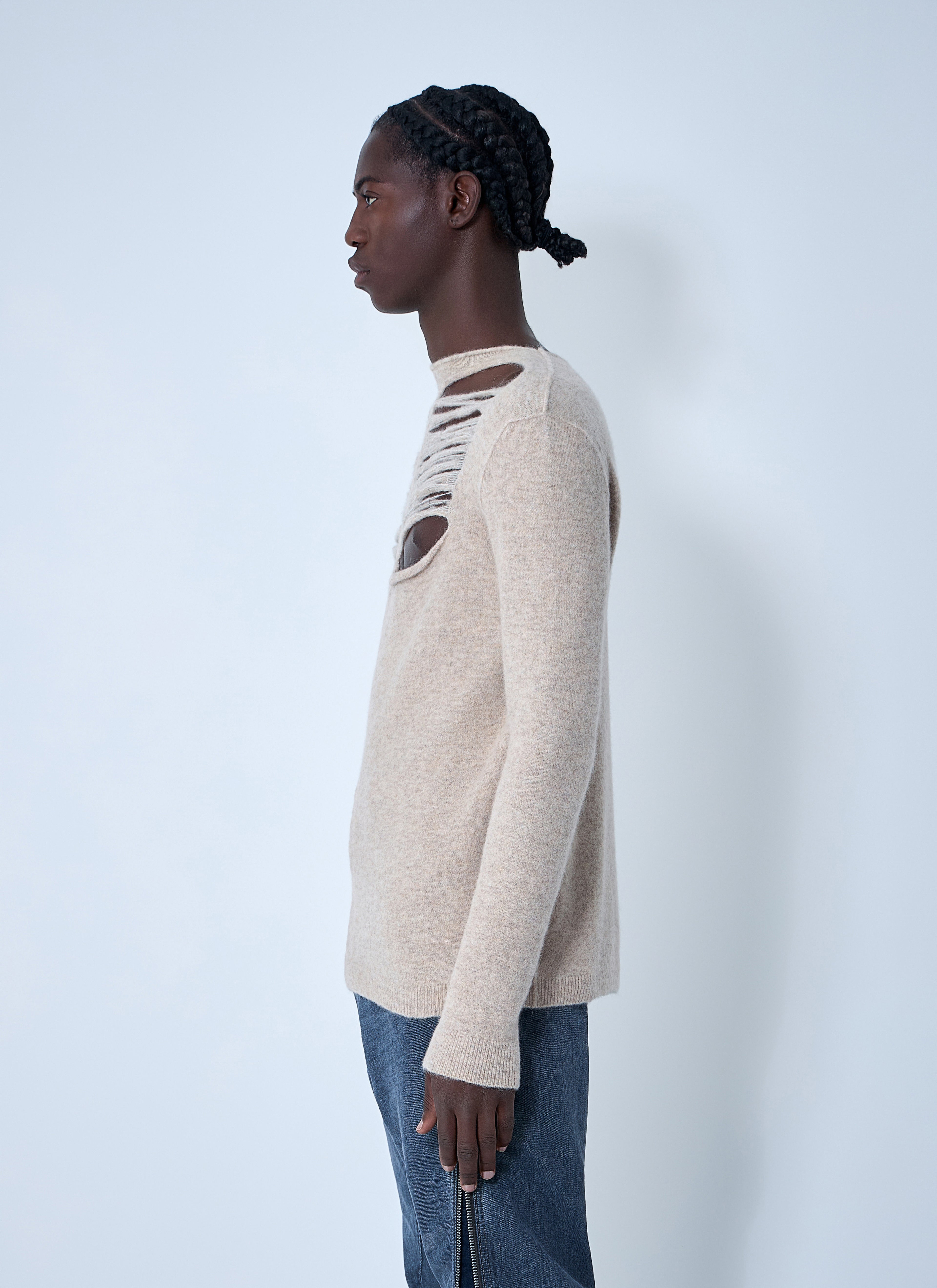 Wool-Blend Knit Top