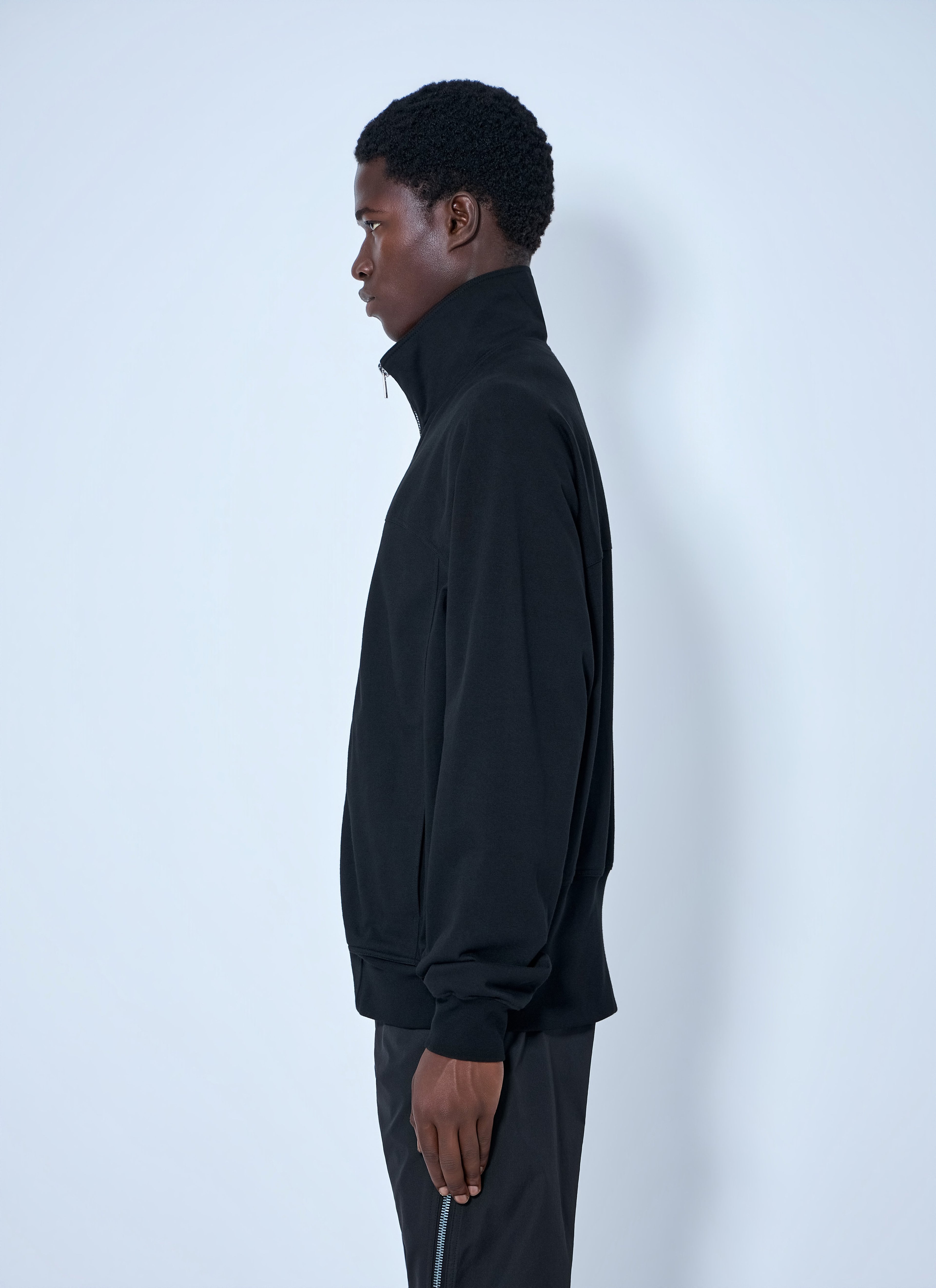 High-Neck Zip-Up Jacket