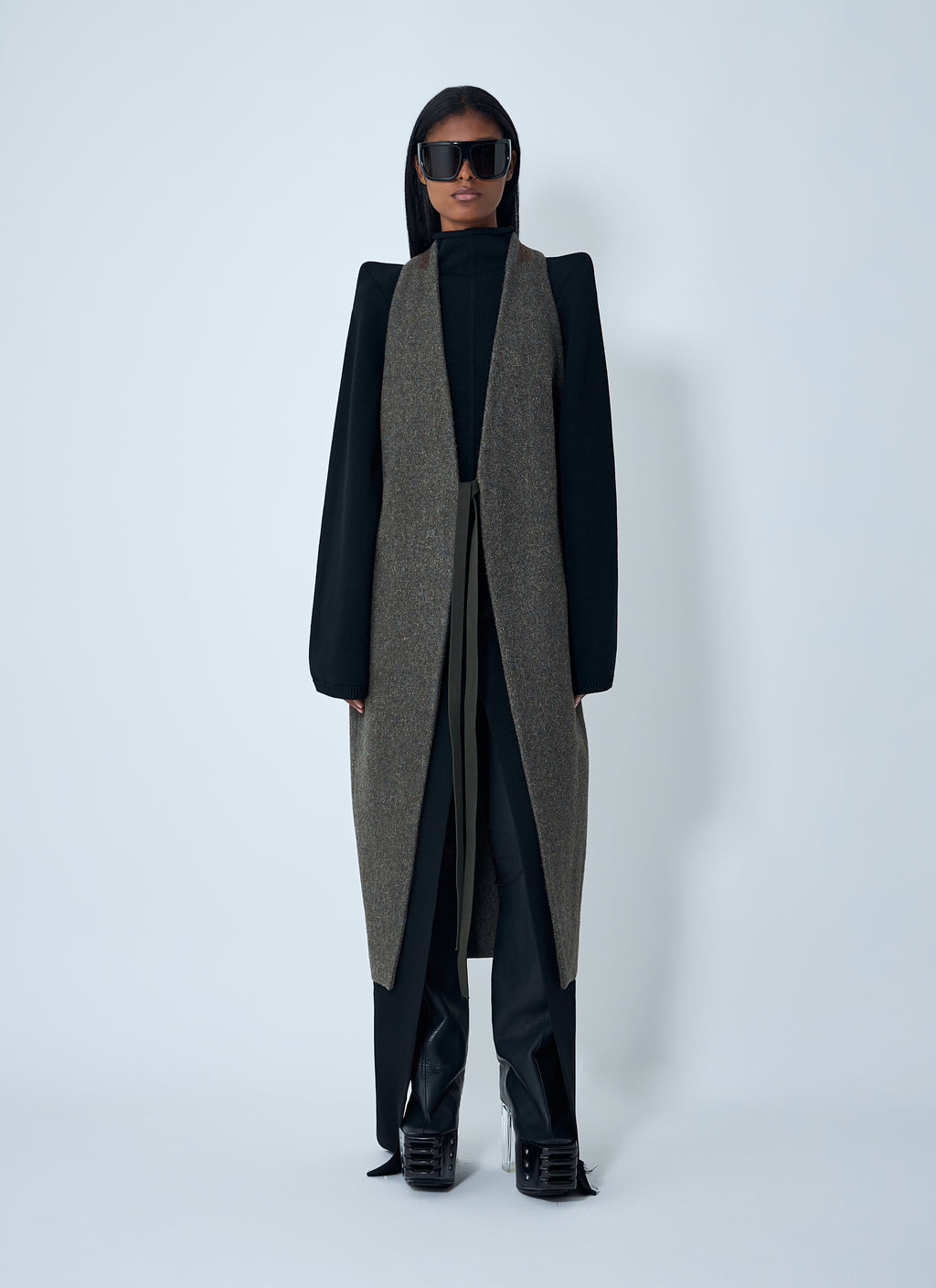 Wool Draped Waistcoat