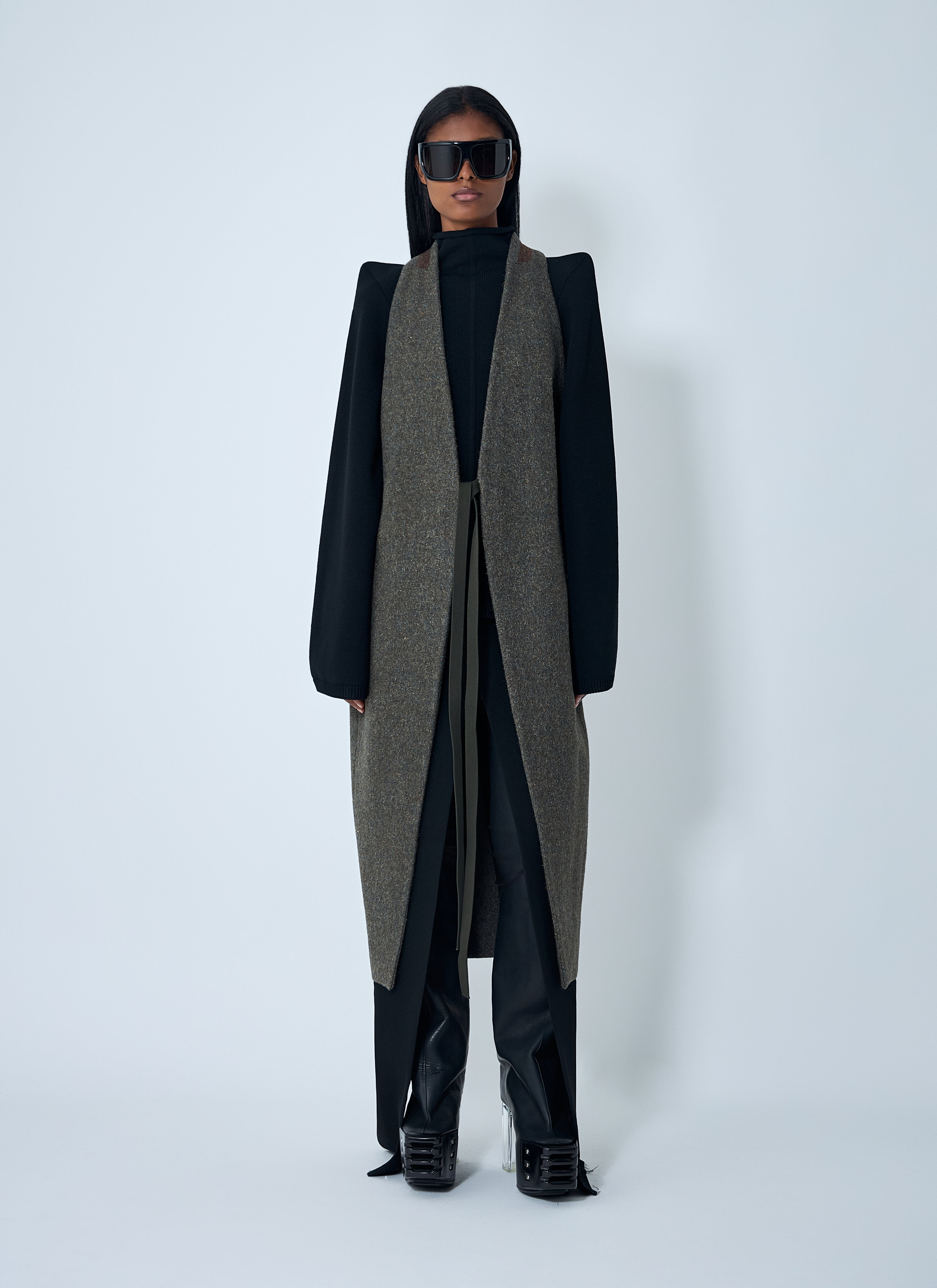 Wool Draped Waistcoat