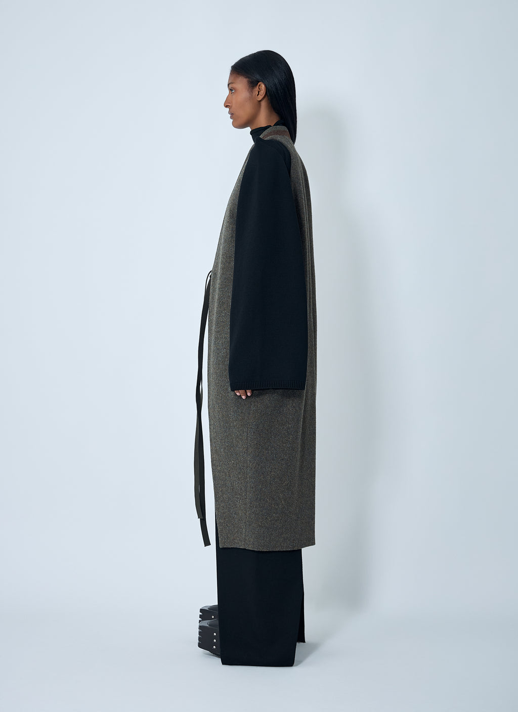 Wool Draped Waistcoat