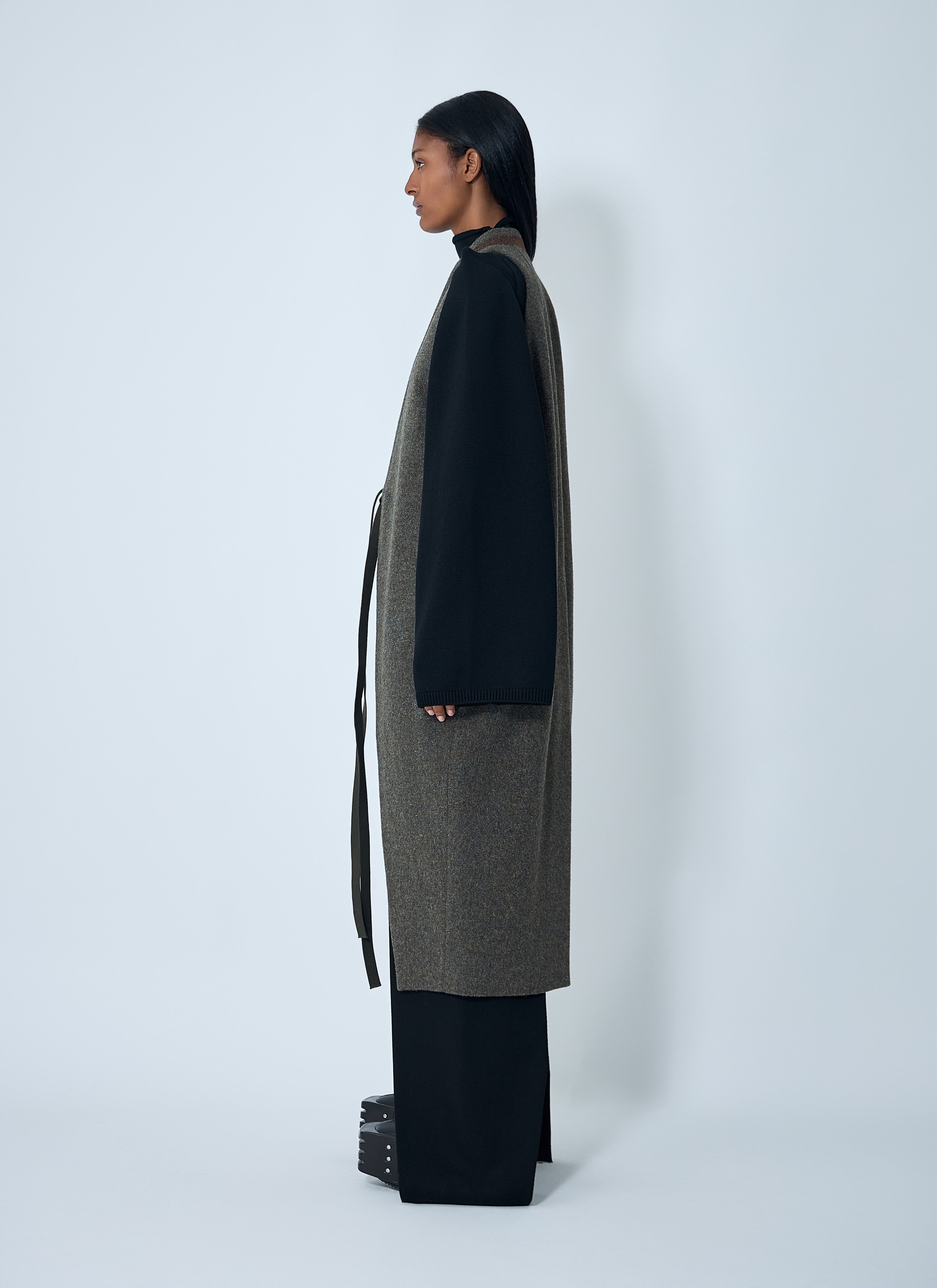 Wool Draped Waistcoat