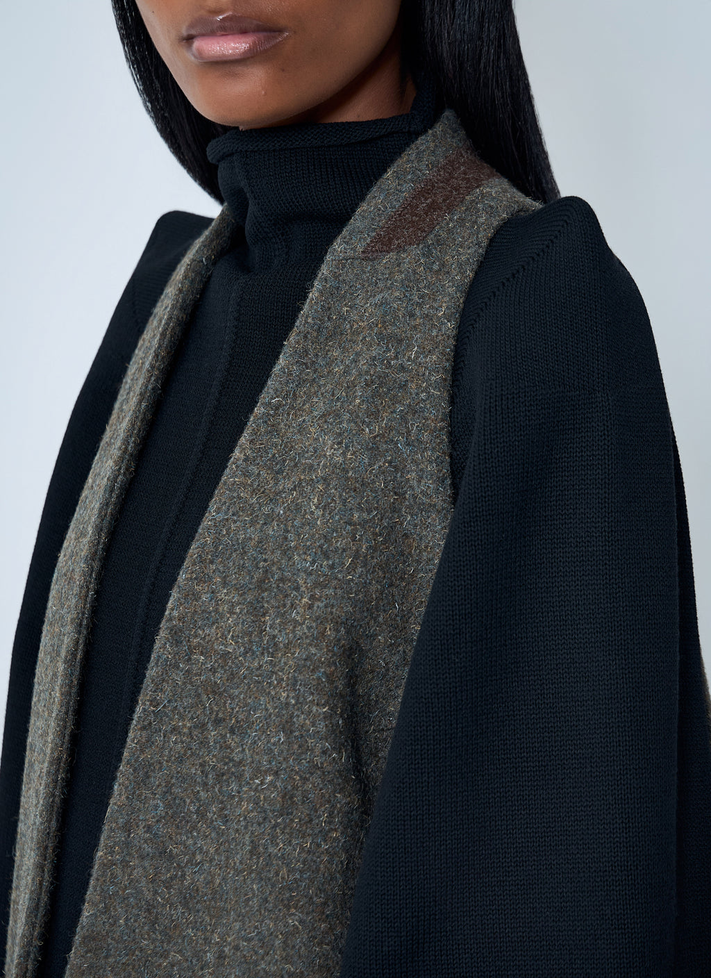 Wool Draped Waistcoat