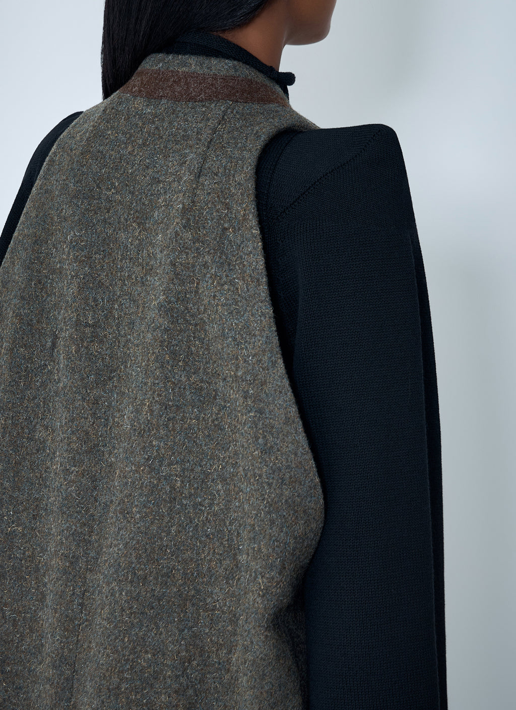 Wool Draped Waistcoat
