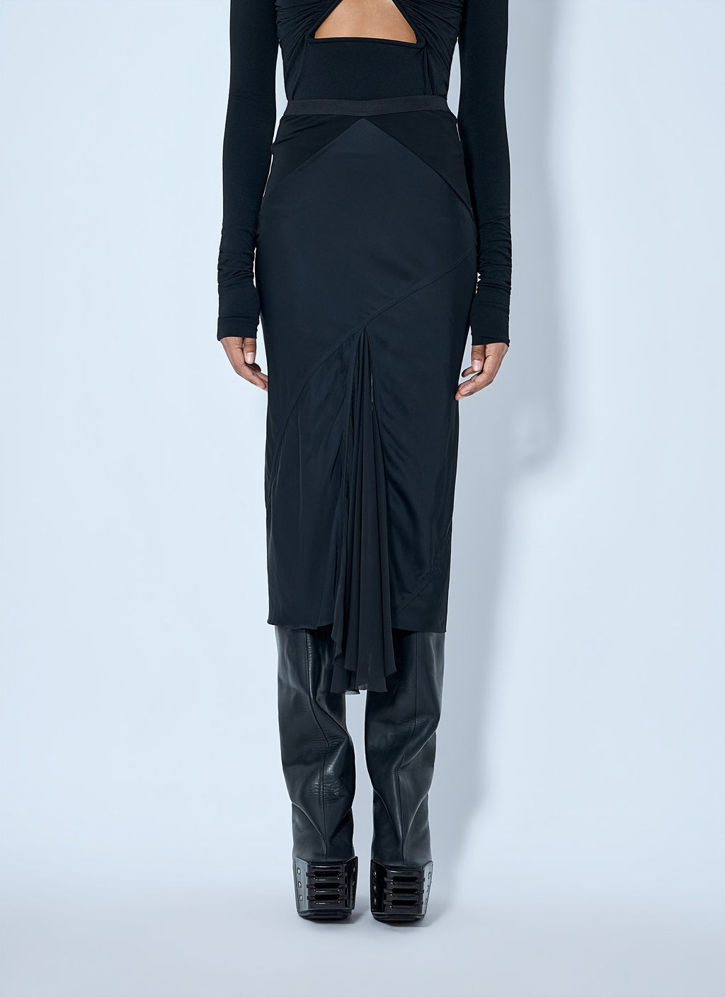 Asymmetrical Midi Skirt