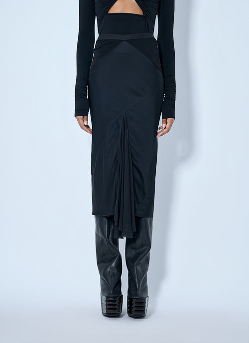 Asymmetrical Midi Skirt