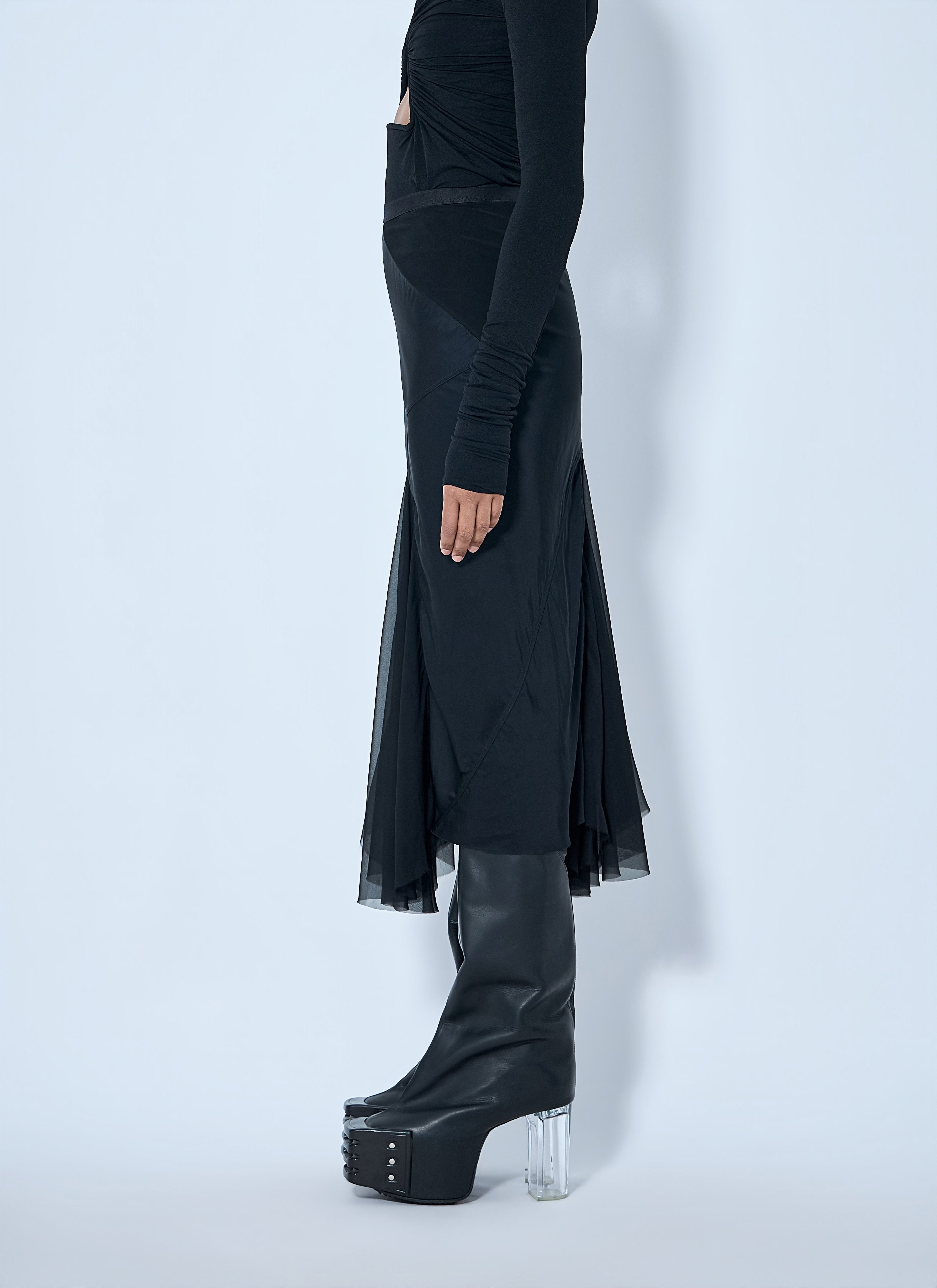 Asymmetrical Midi Skirt