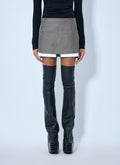 Fog Cutoff Mini Skirt