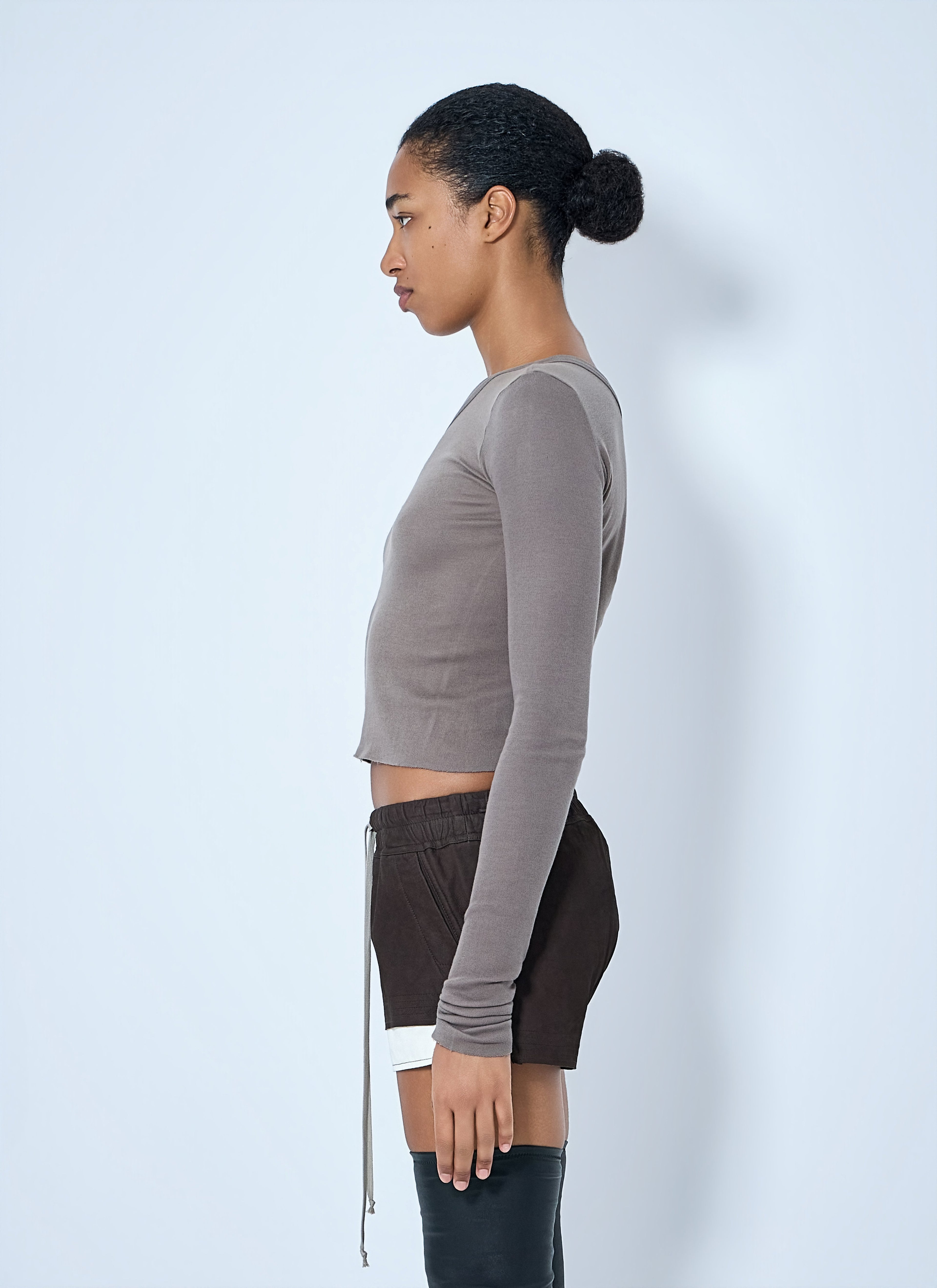 Asymmetric Long-Sleeve Top