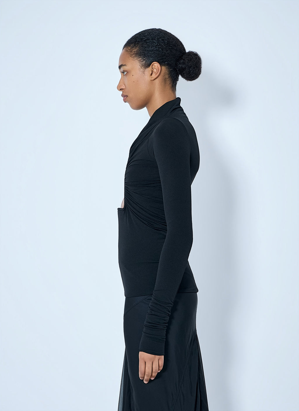 Jersey LS Prong Top