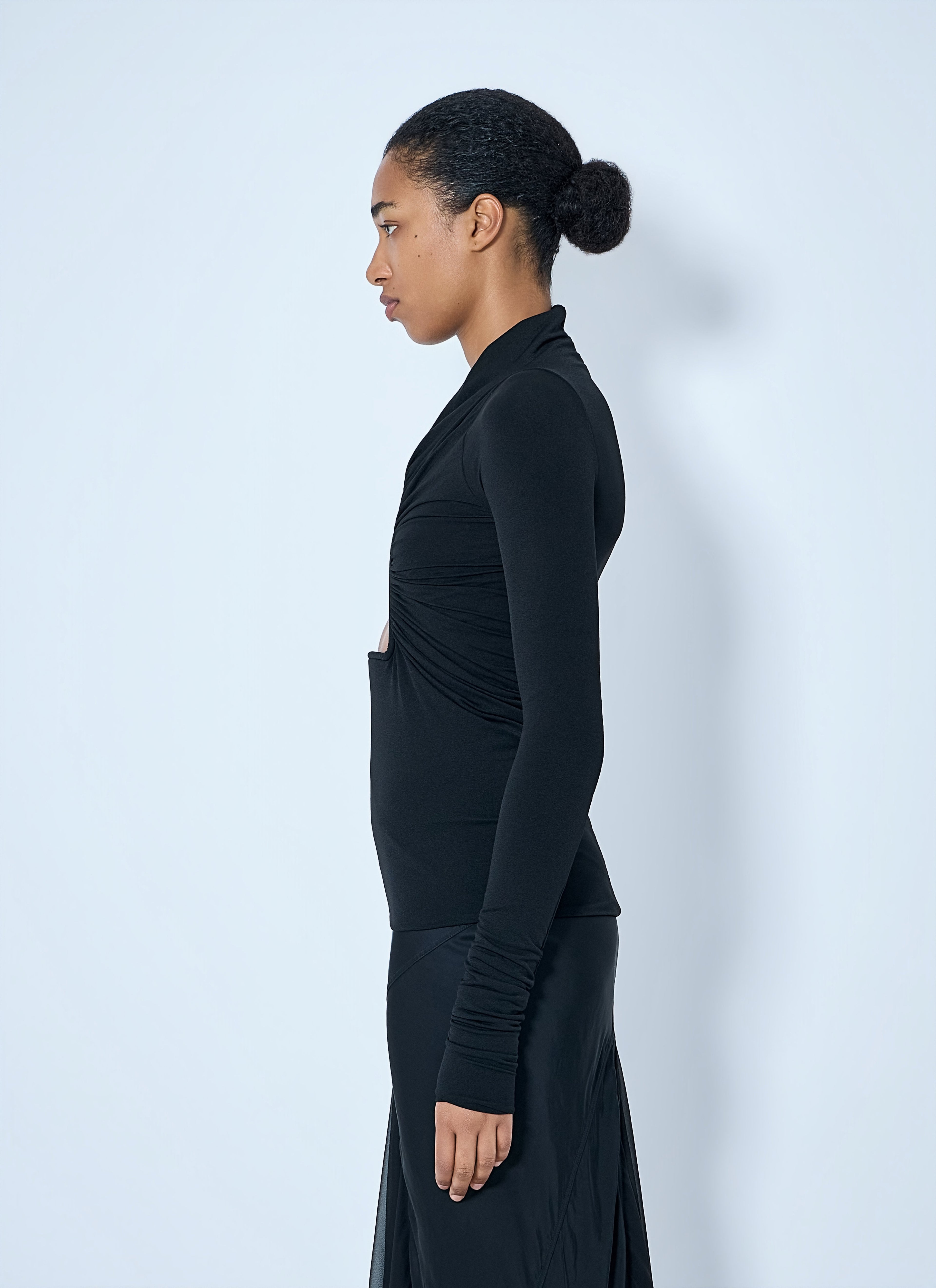 Jersey LS Prong Top