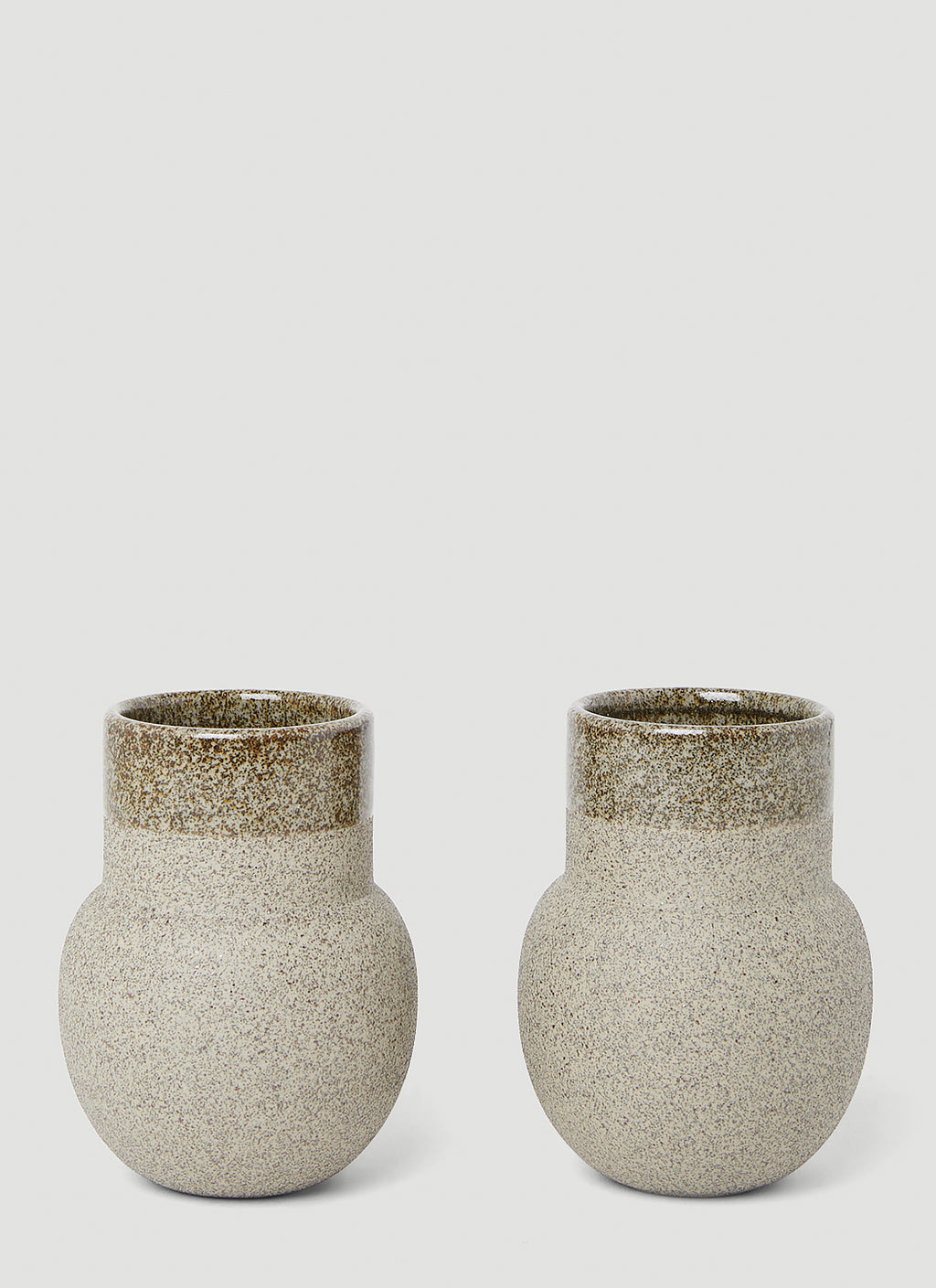 Set of Two Ry Speckled Cups