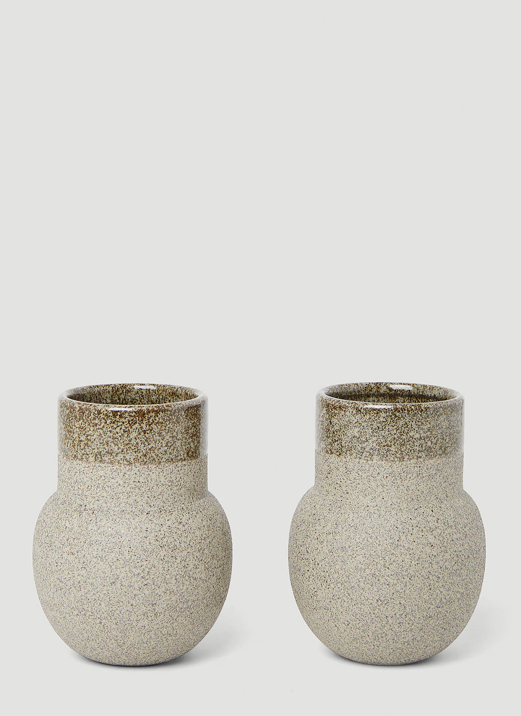 Set of Two Ry Speckled Cups