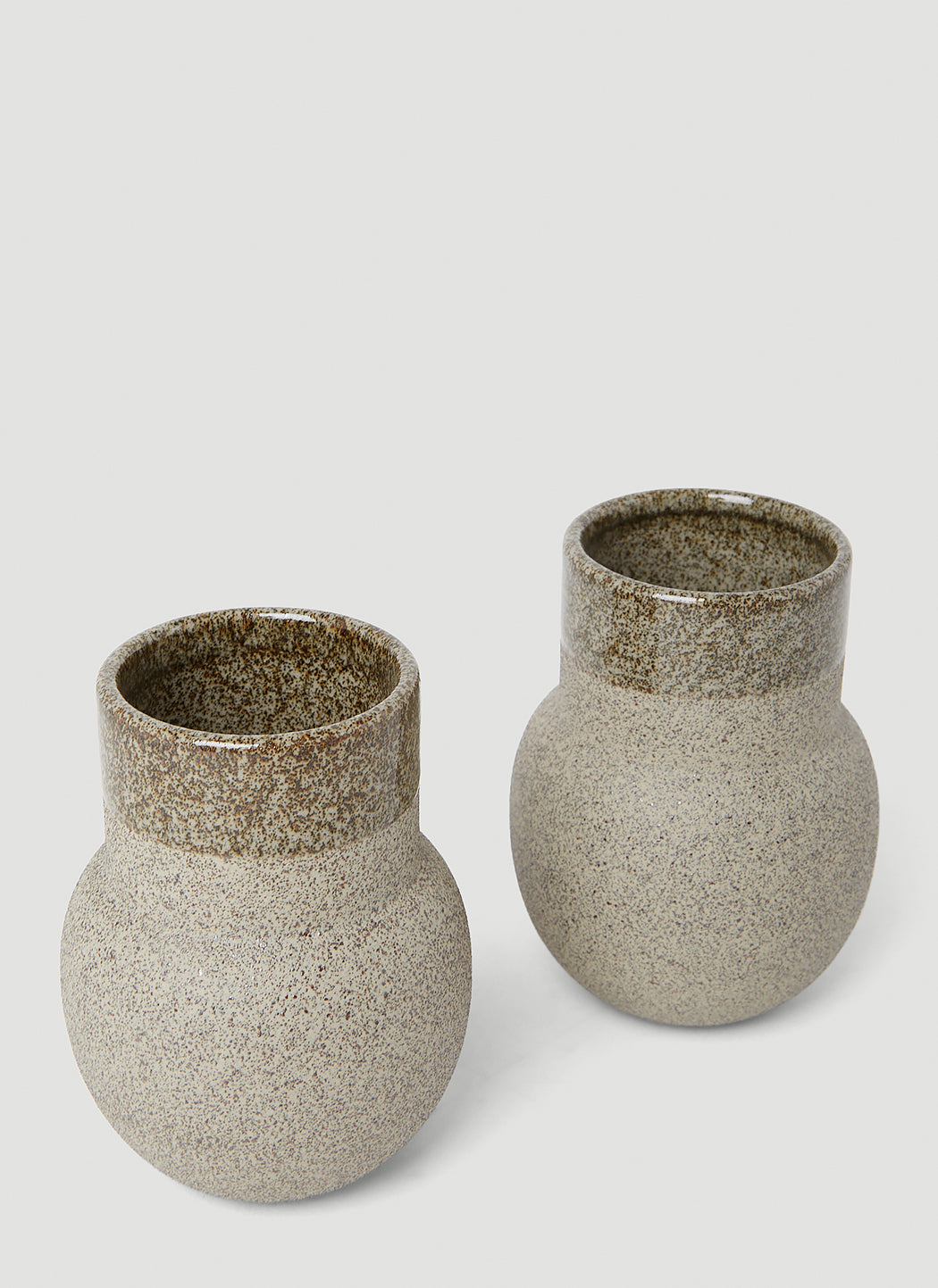 Set of Two Ry Speckled Cups