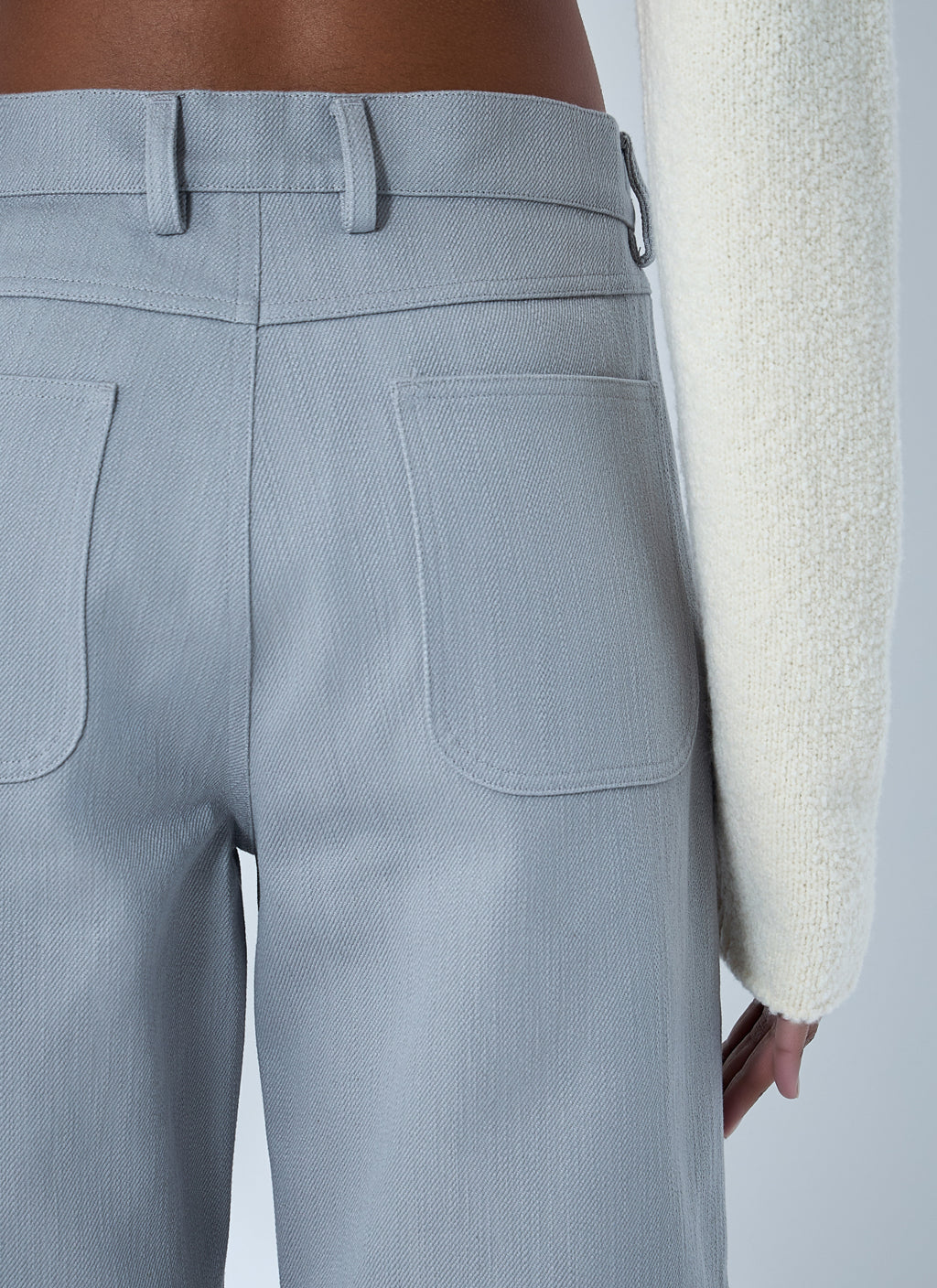 Wide-Leg Tailored Trousers