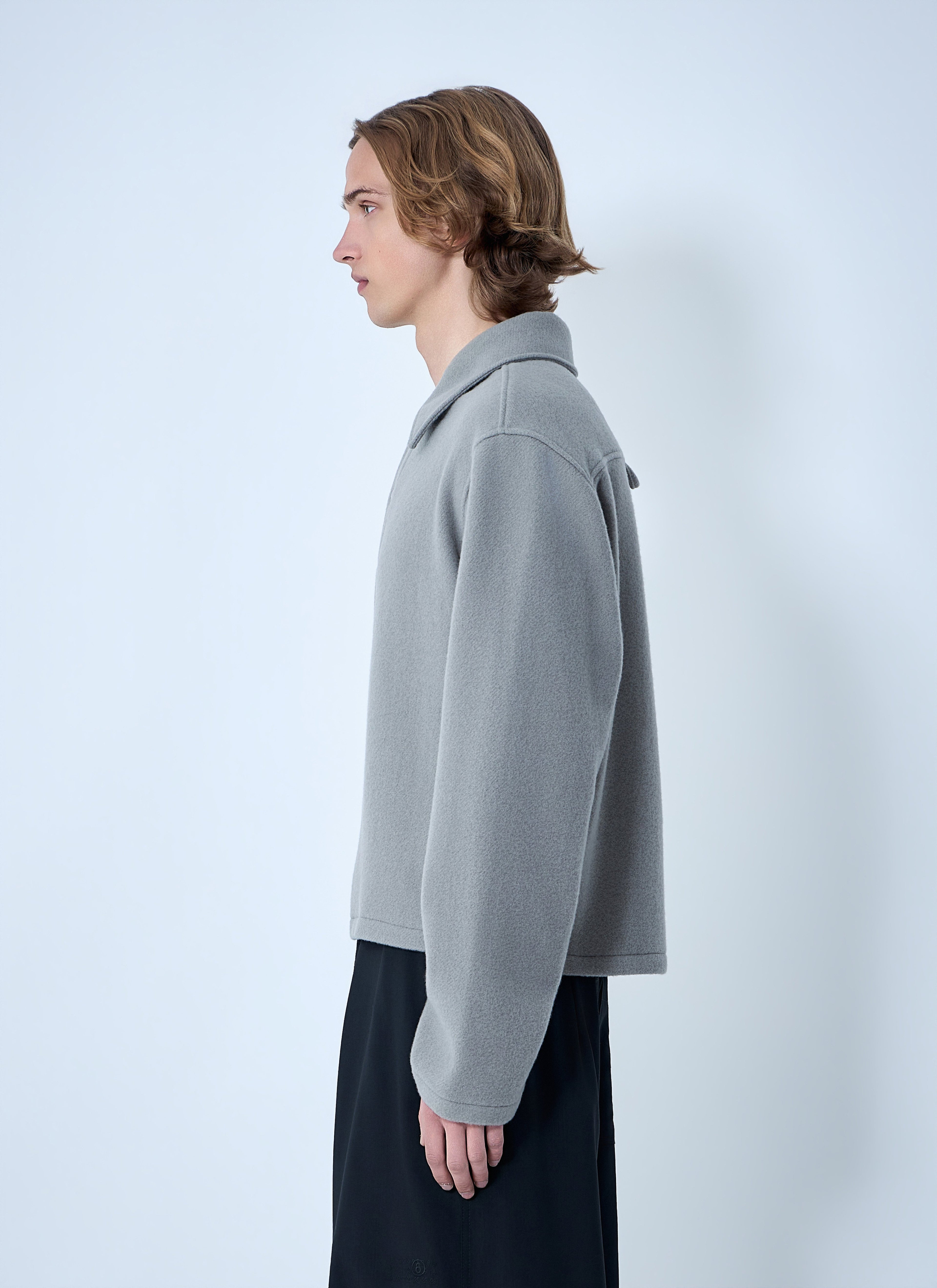 Oversized Polo Knit Jumper