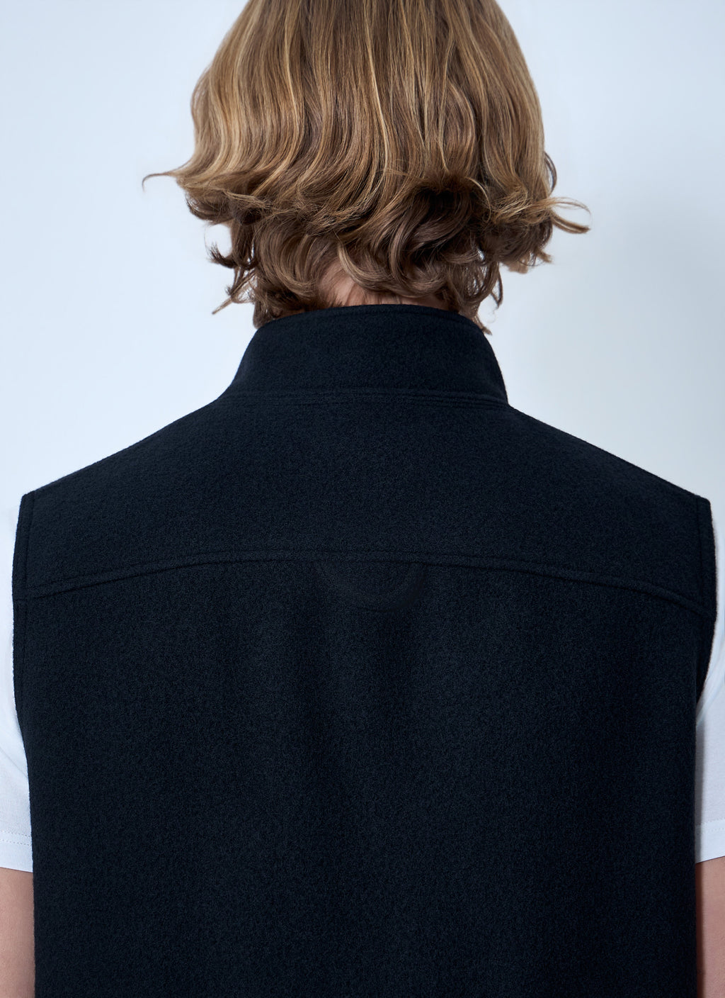 High-Neck Zip Vest