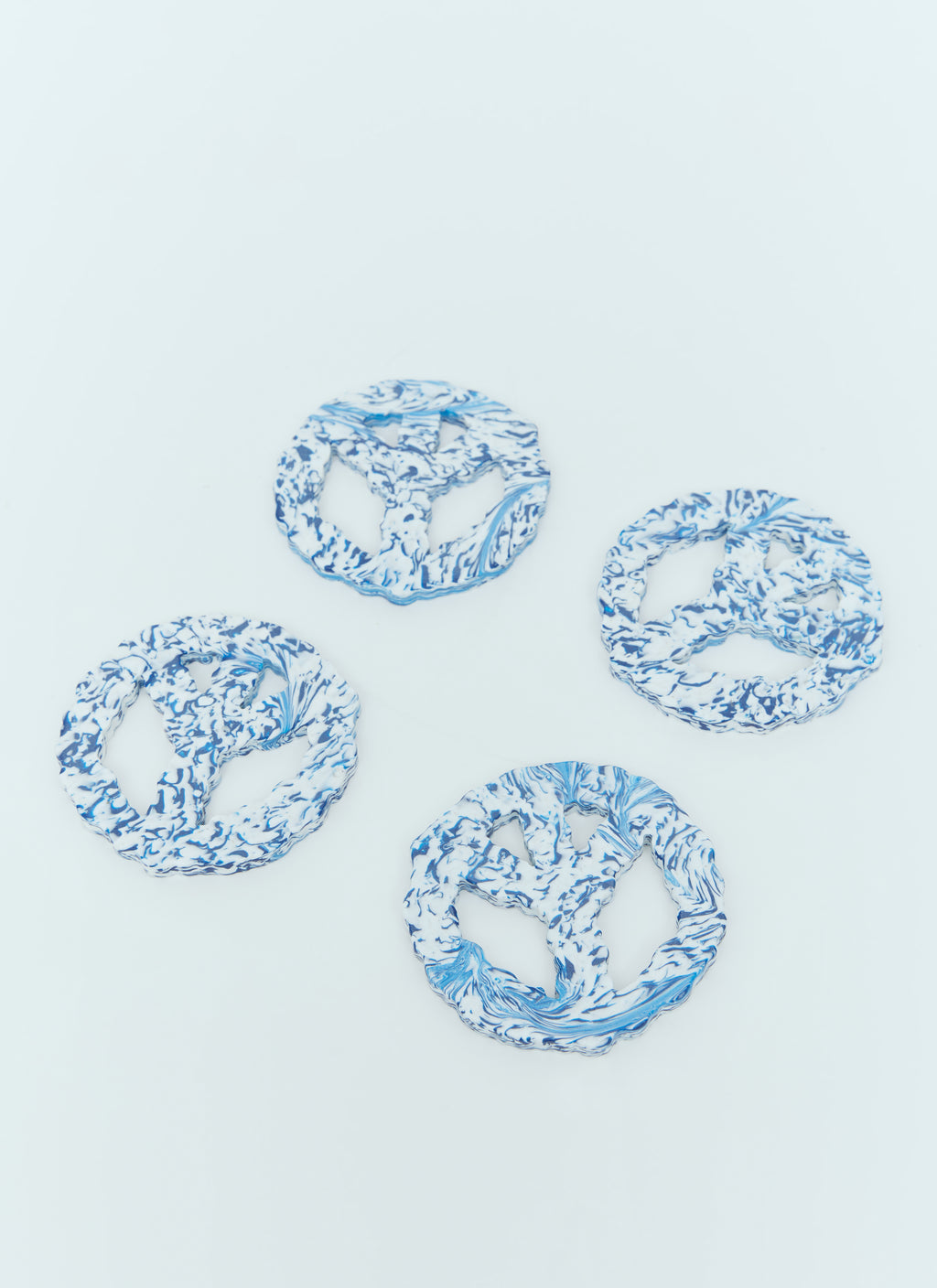 Set of Four Clouded Peace Coasters