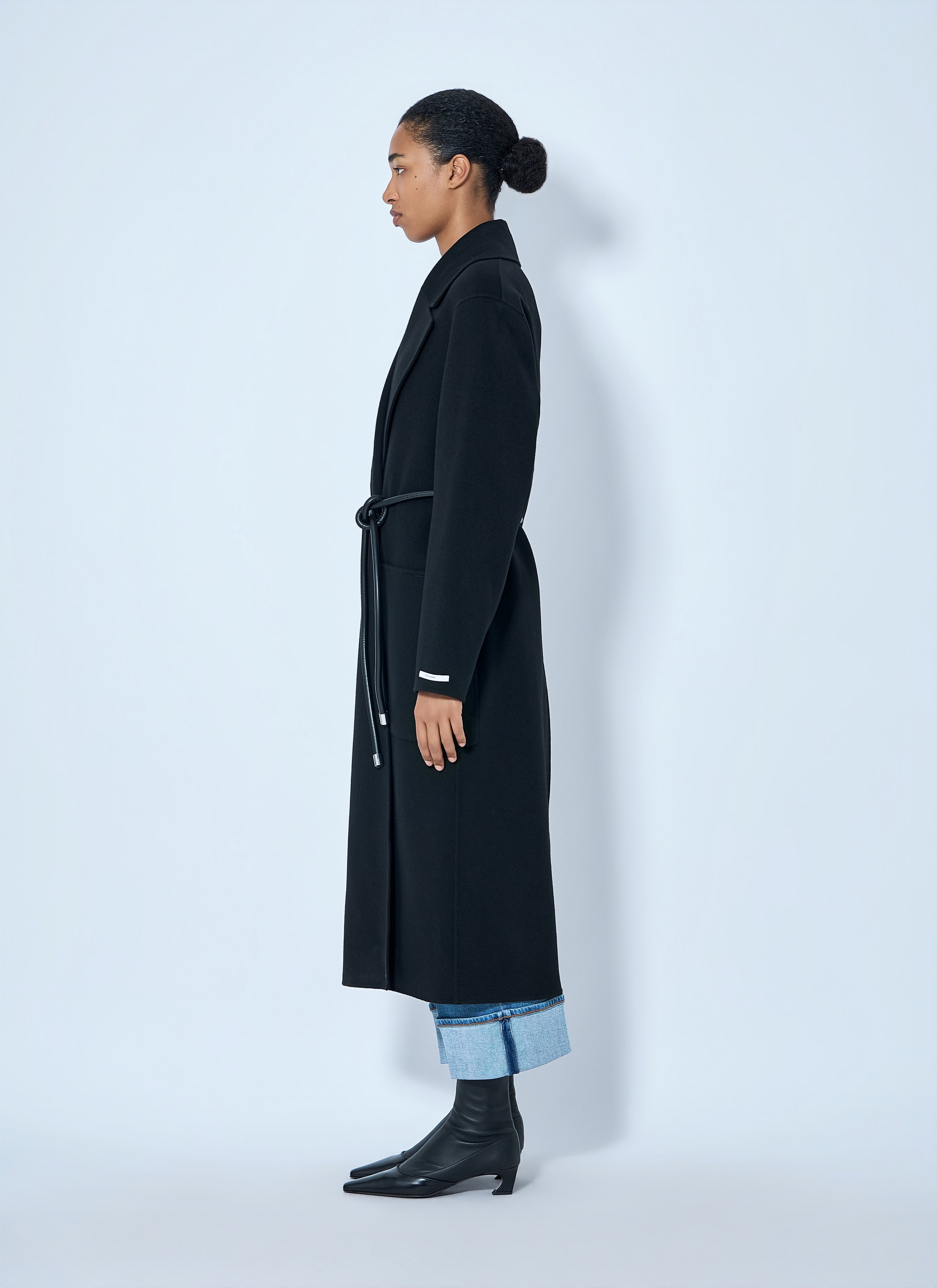 Belted Wool Overcoat