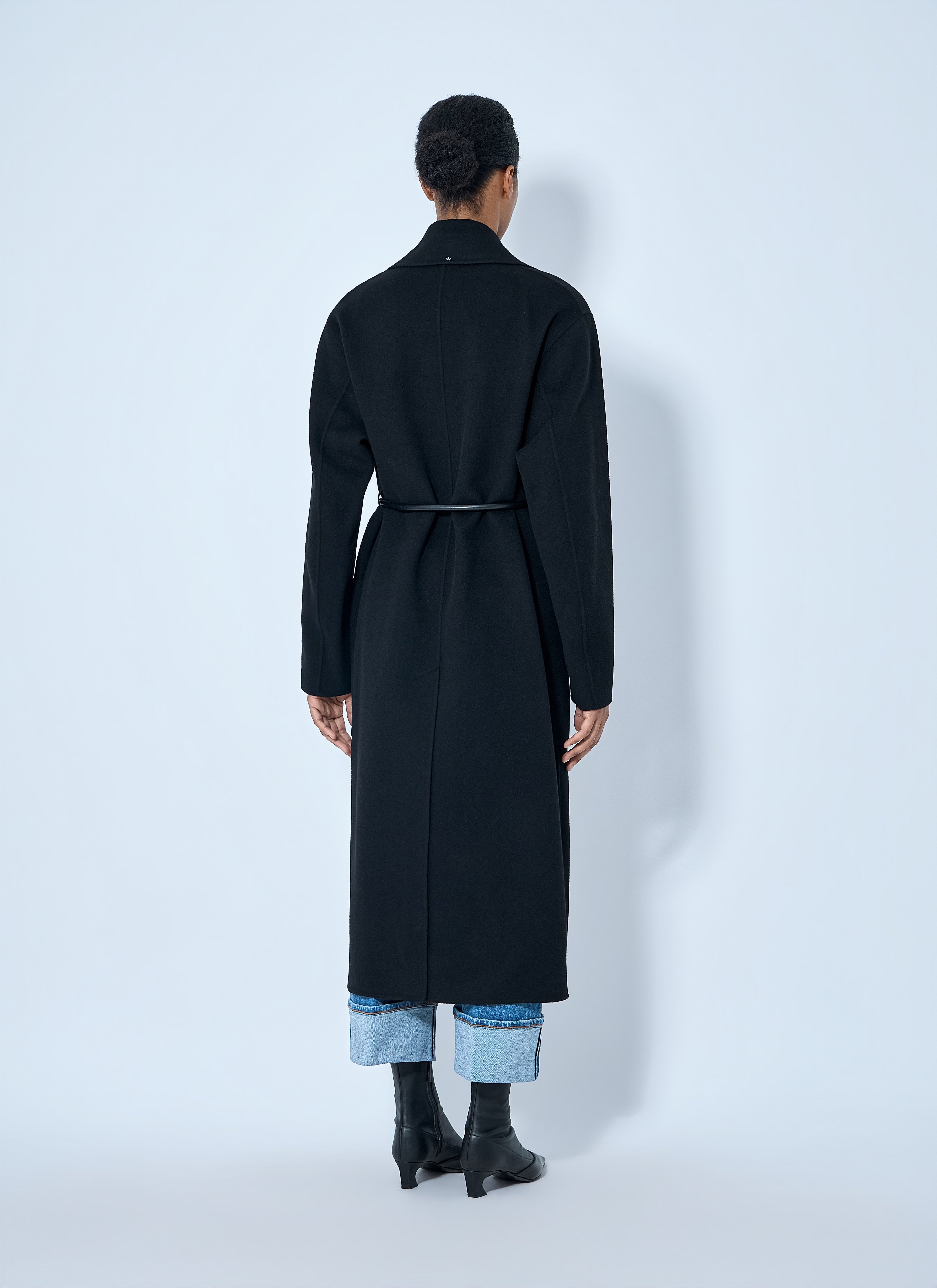 Belted Wool Overcoat