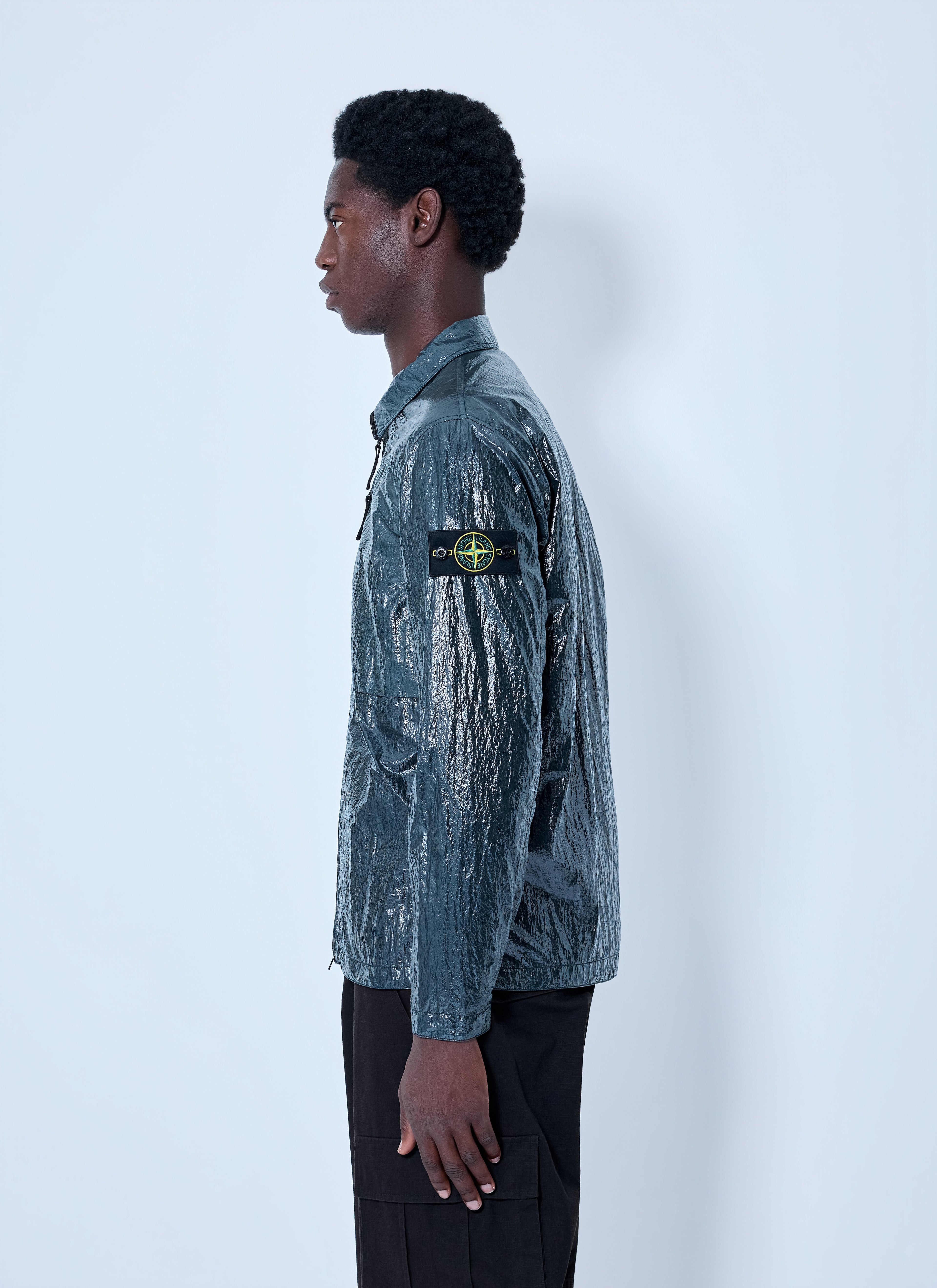 Crinkle-Effect Shirt