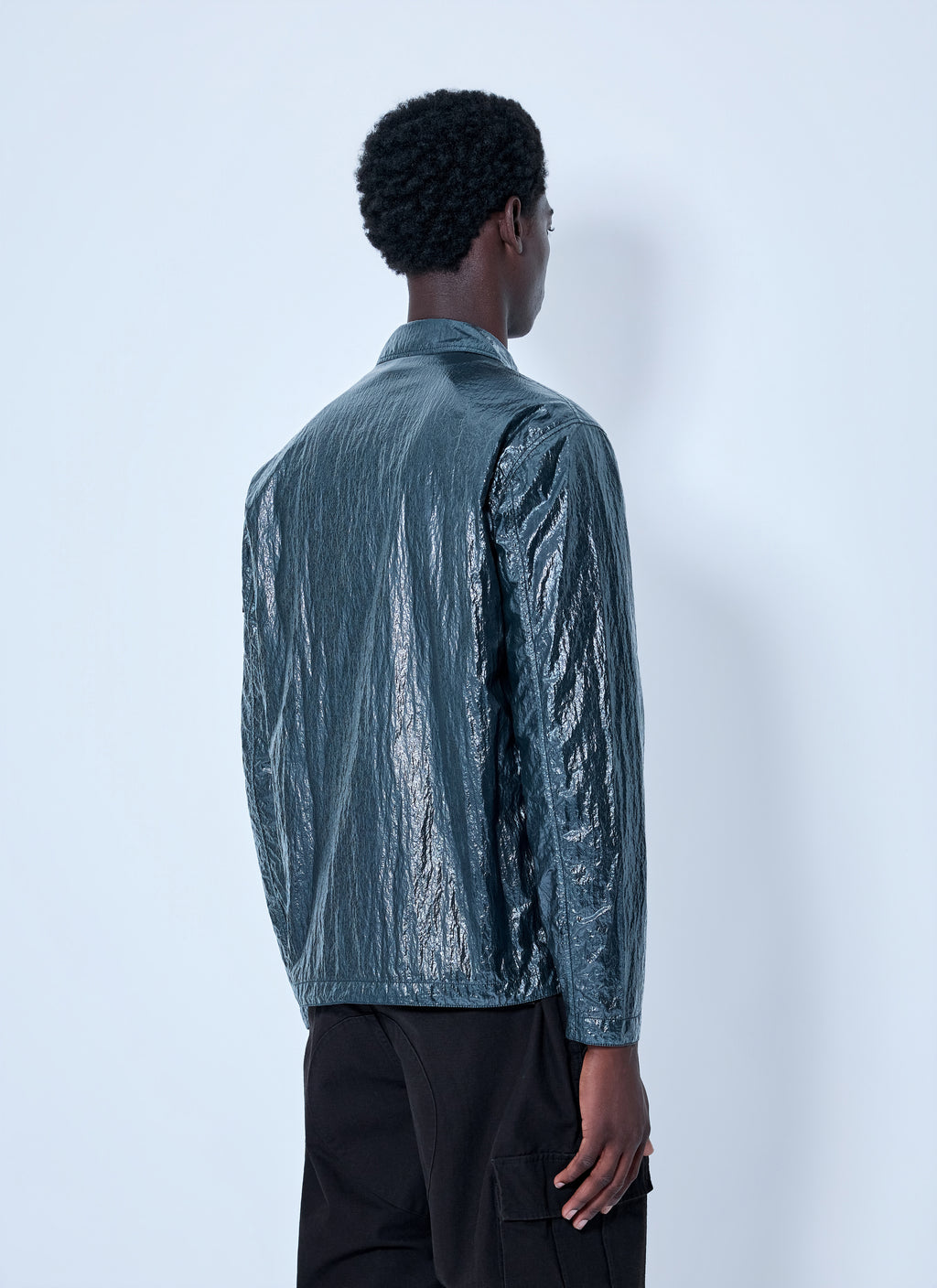 Crinkle-Effect Shirt