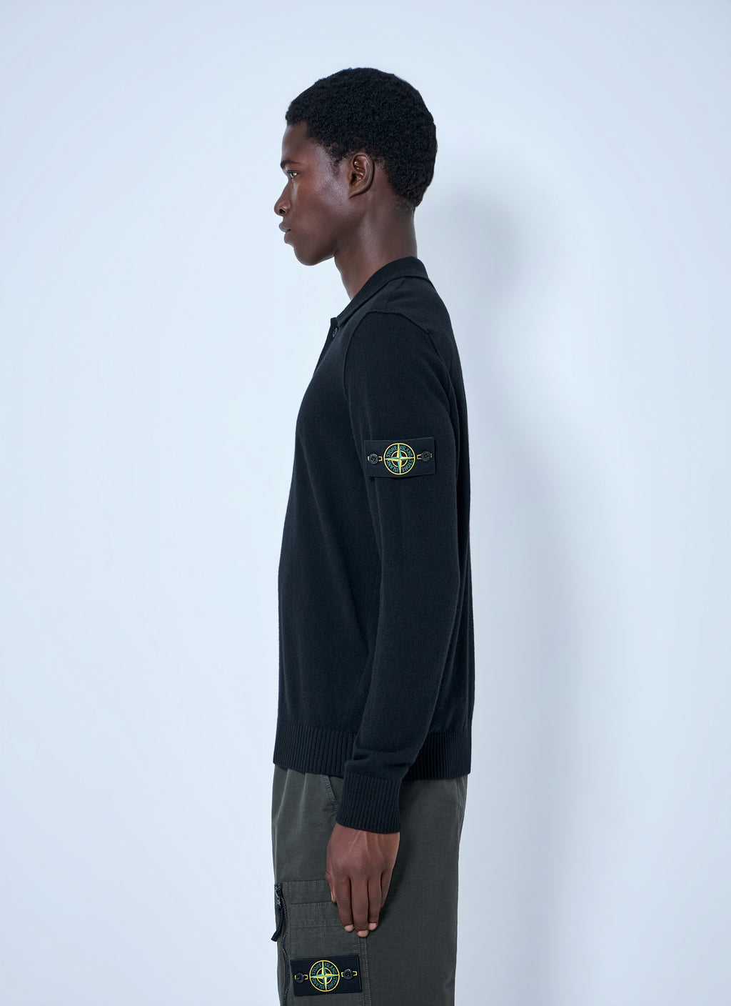 Long Sleeve Polo Knit