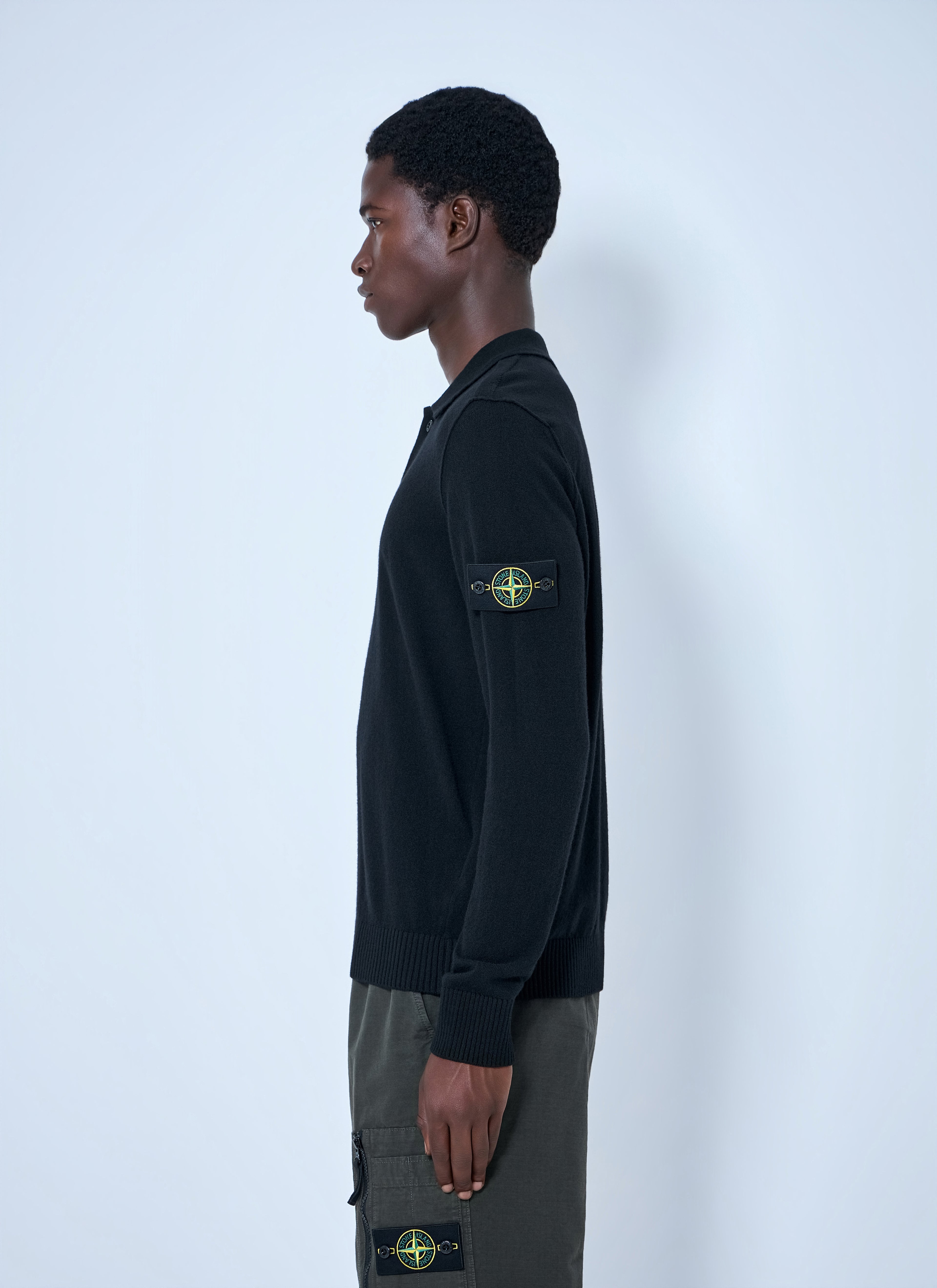 Long Sleeve Polo Knit