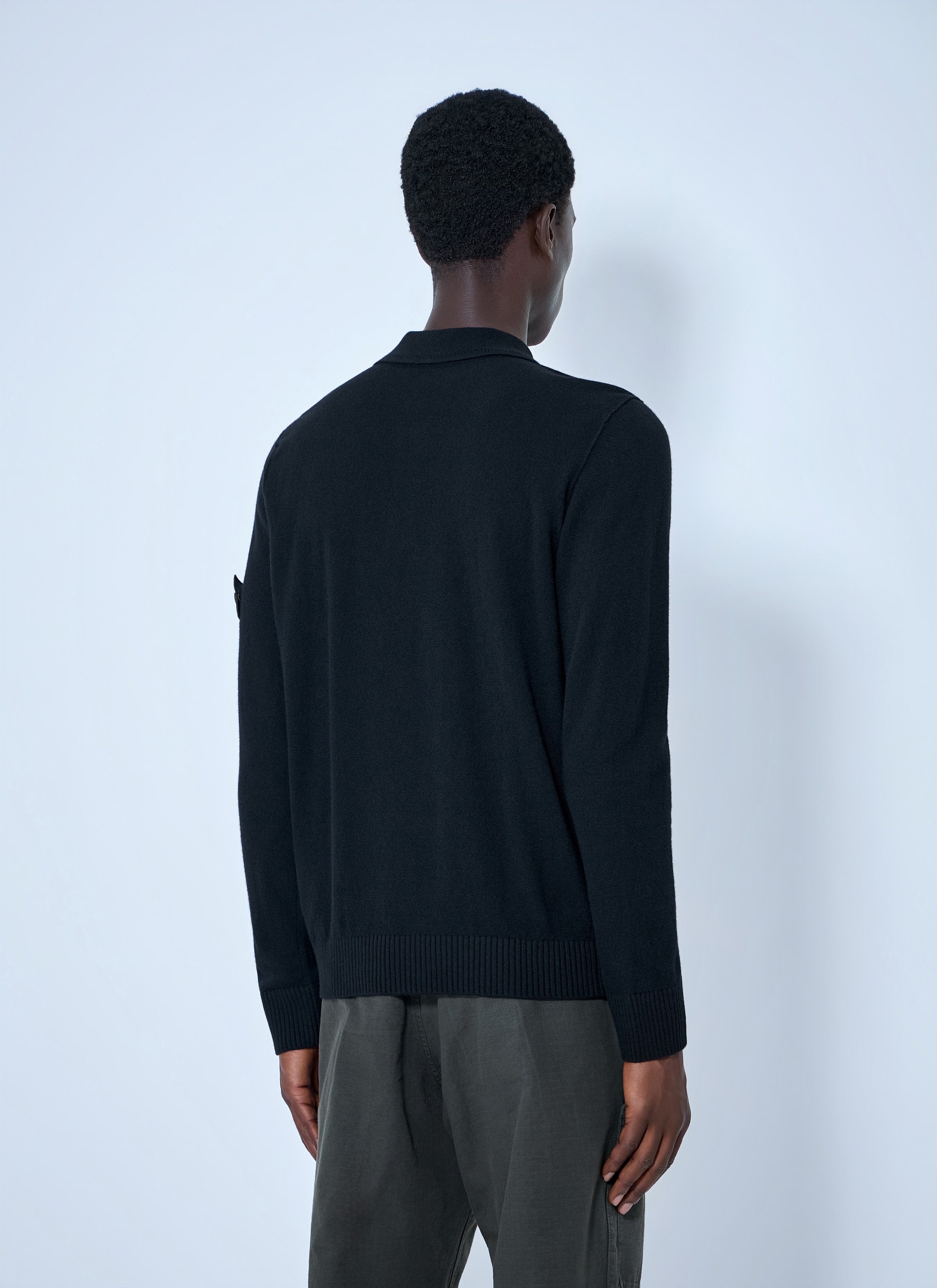 Long Sleeve Polo Knit