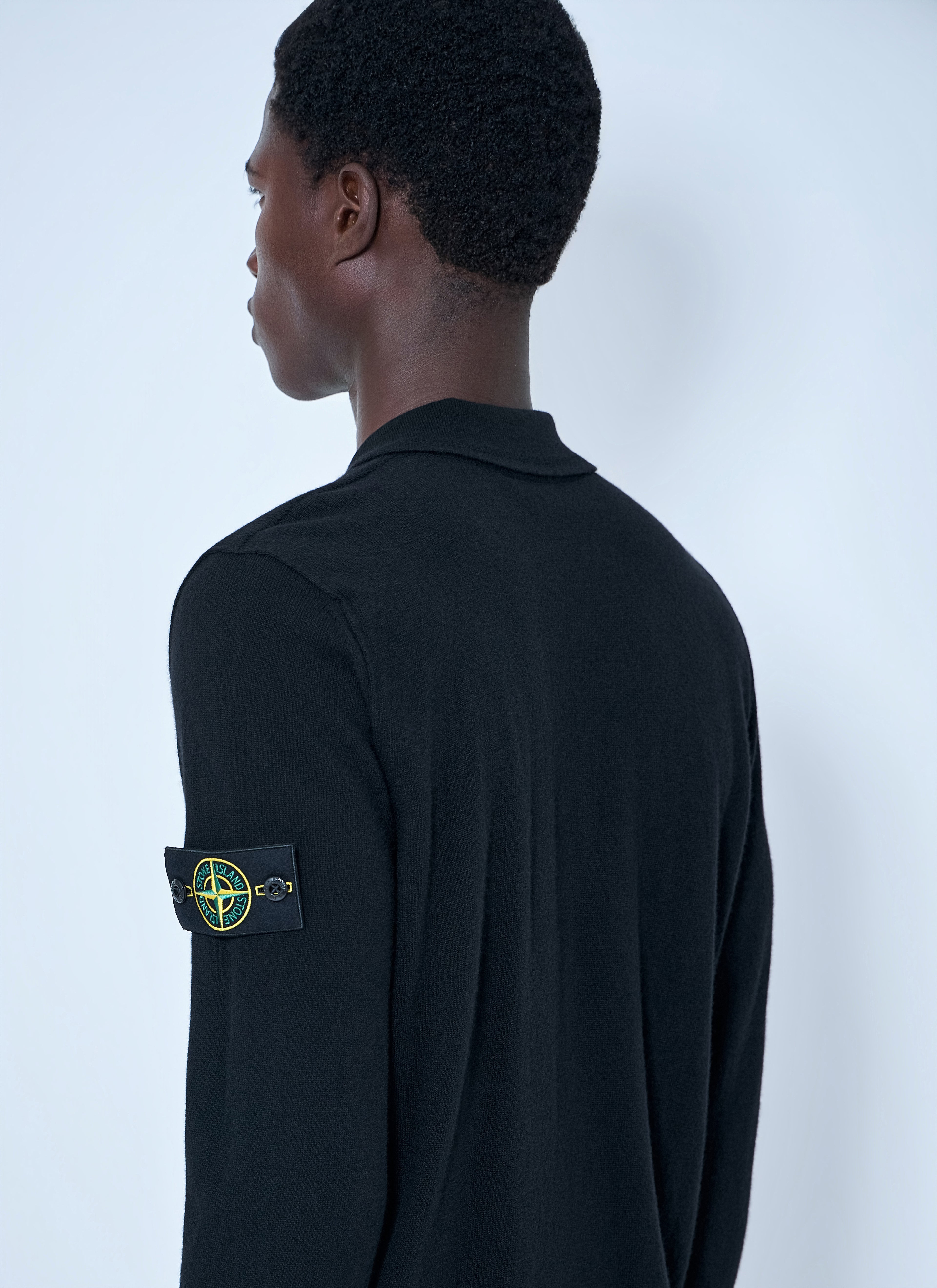 Long Sleeve Polo Knit