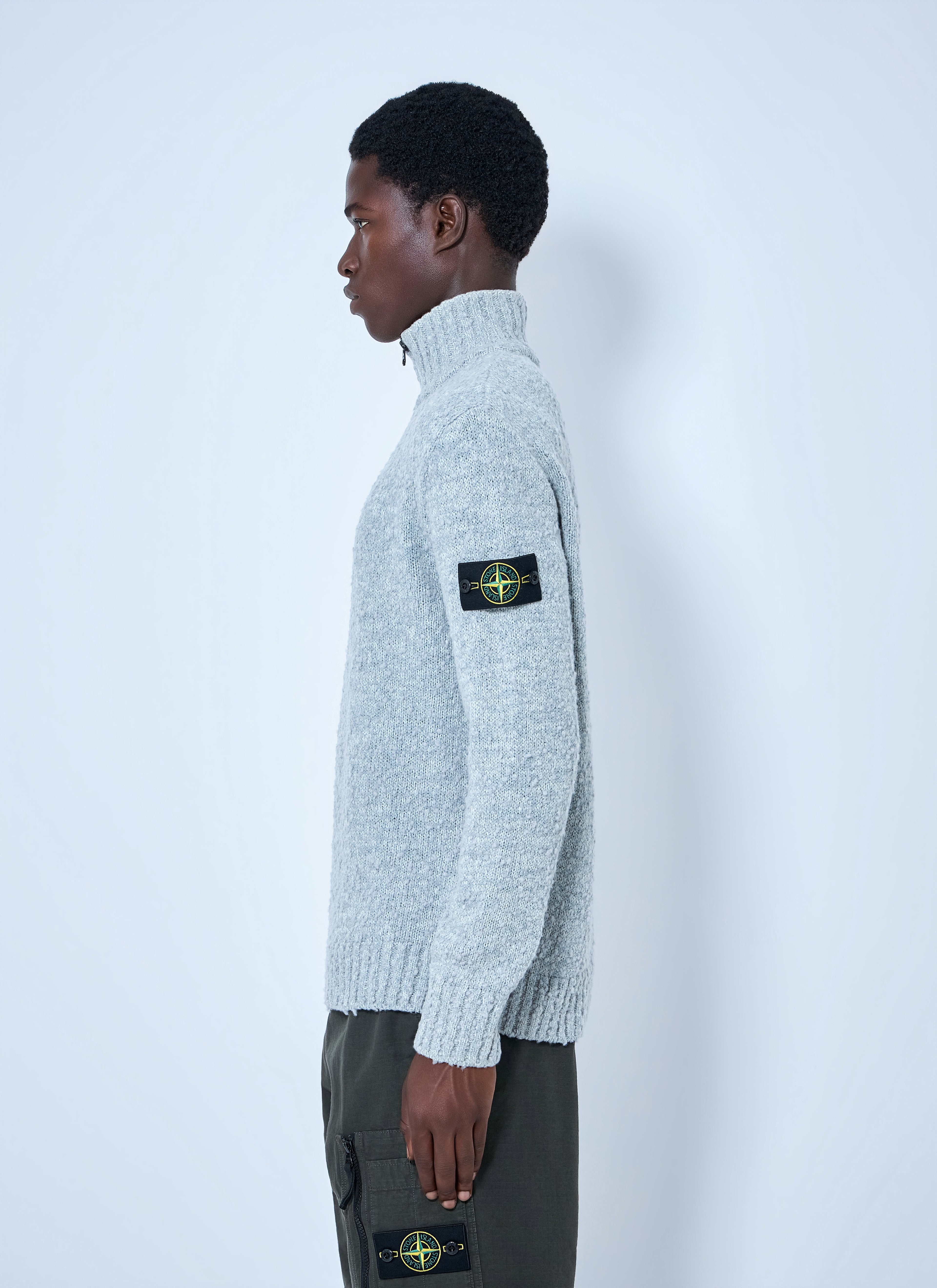 Half-Zip Wool Sweater