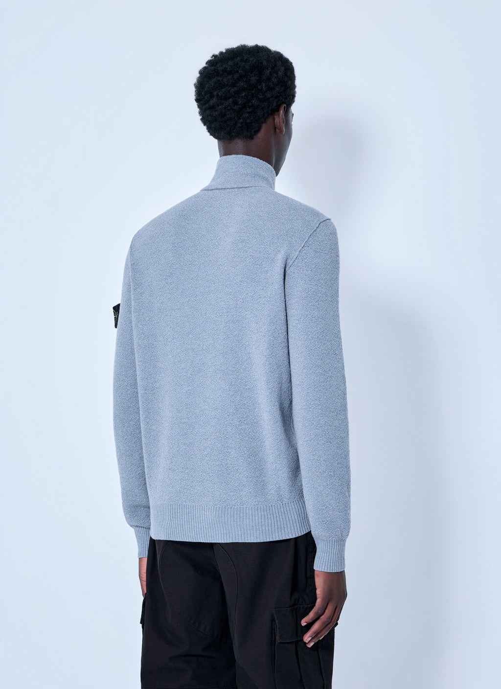 Zip-Up Knit Sweater