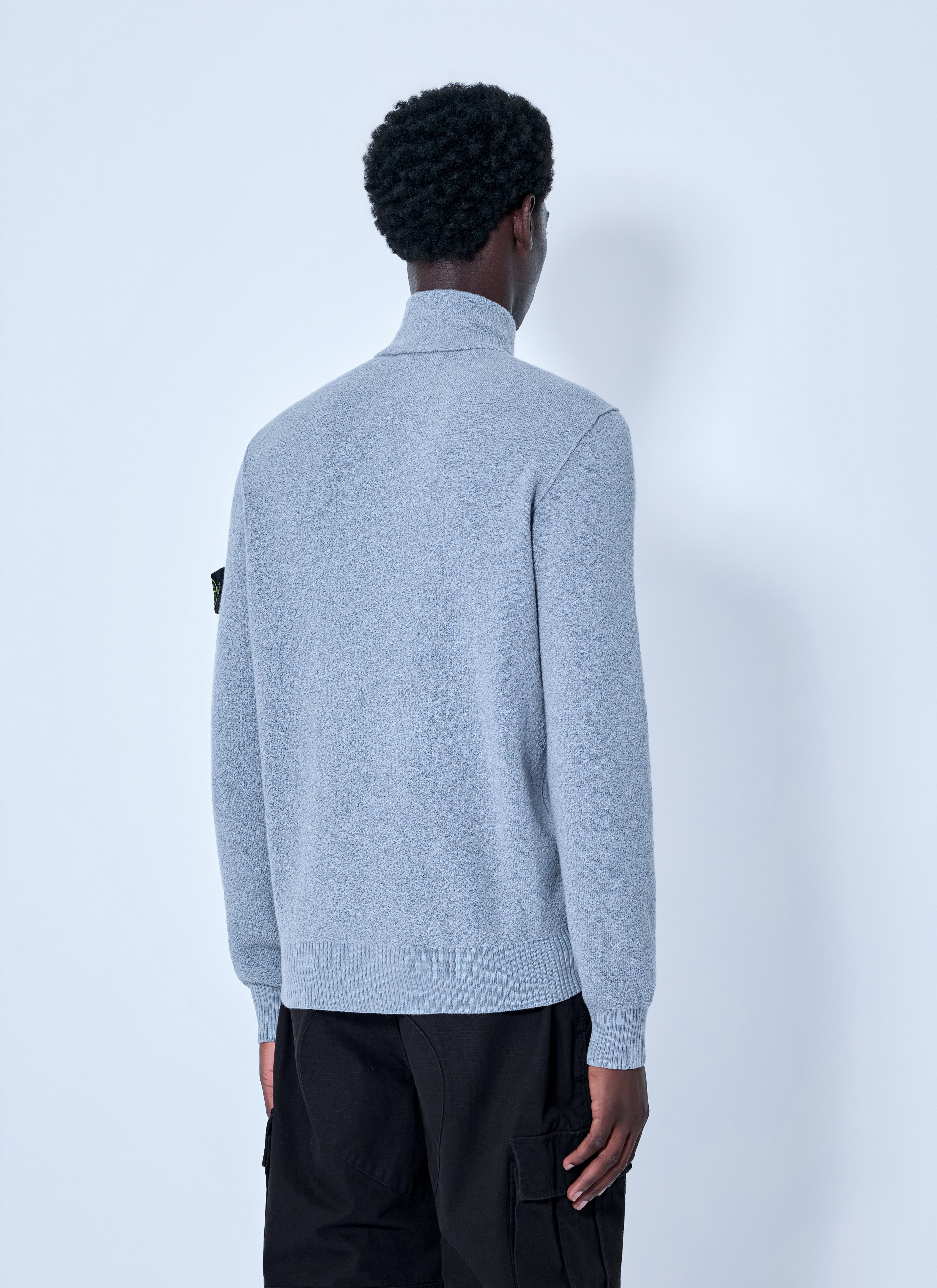 Zip-Up Knit Sweater