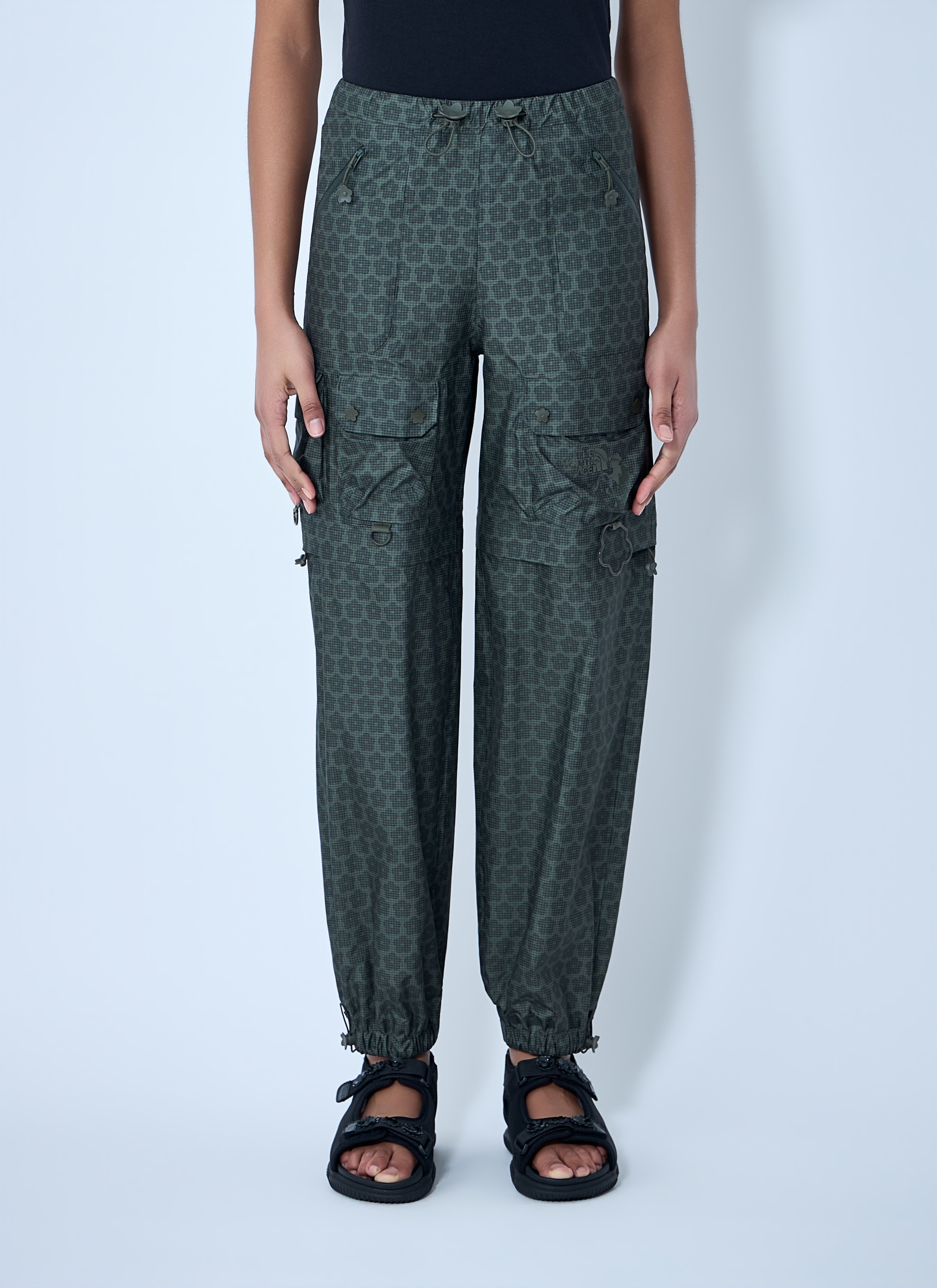 Drawstring Waist Cargo Trousers