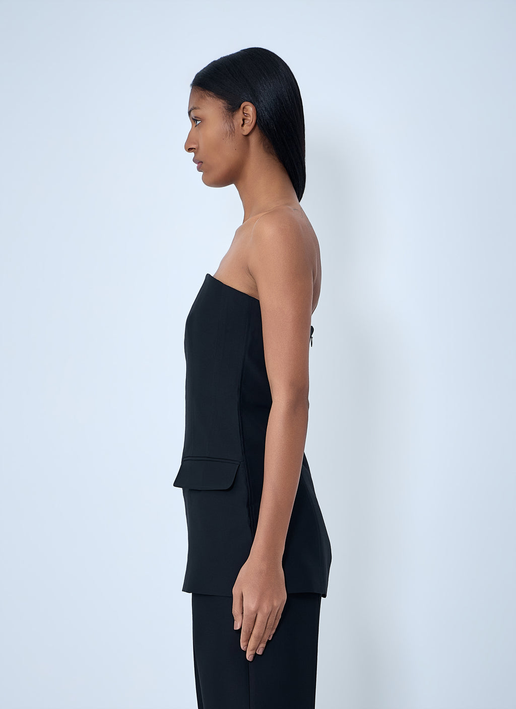 Crepe Pocket Top