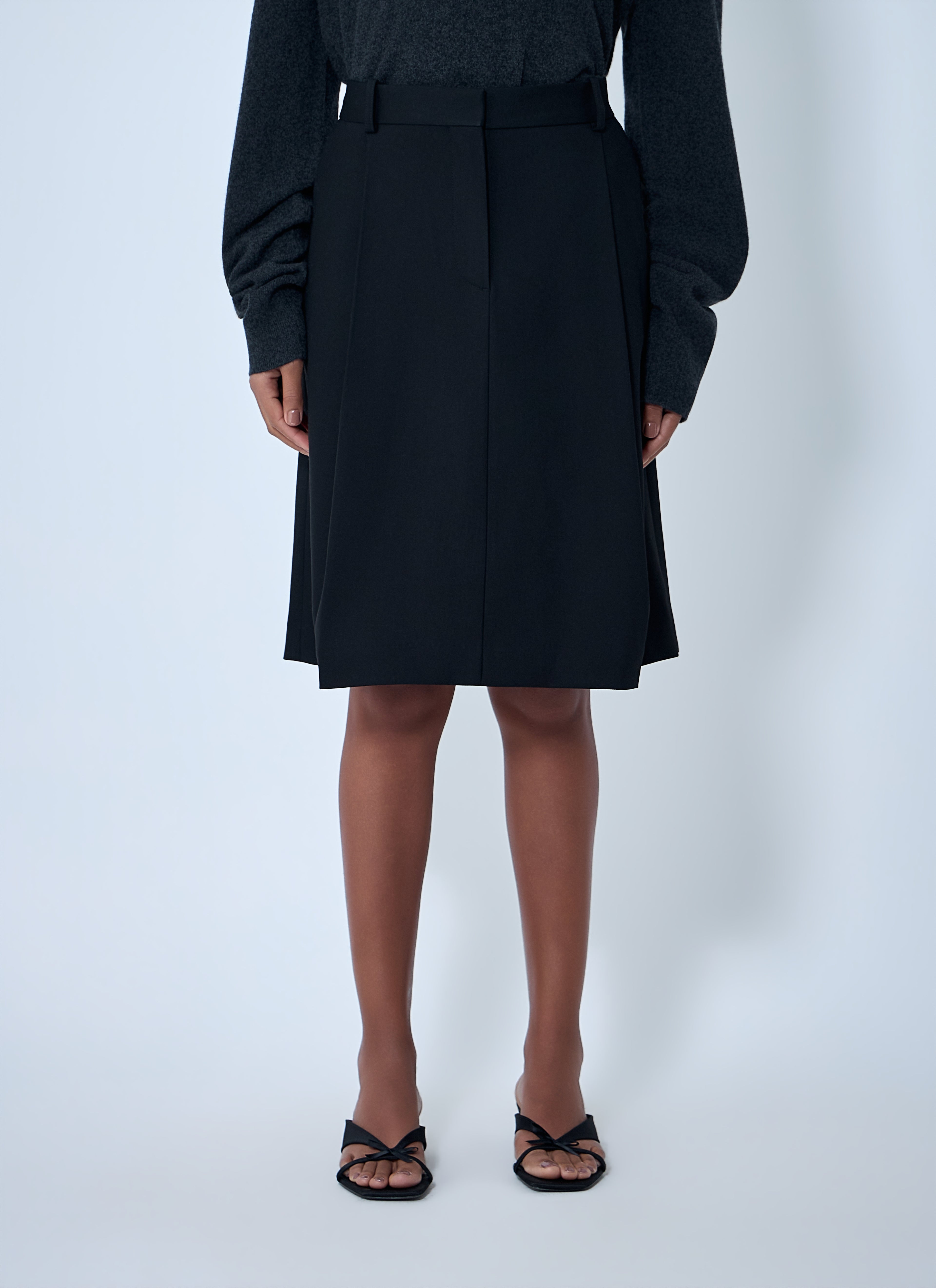 Tailored Pleated Skirt