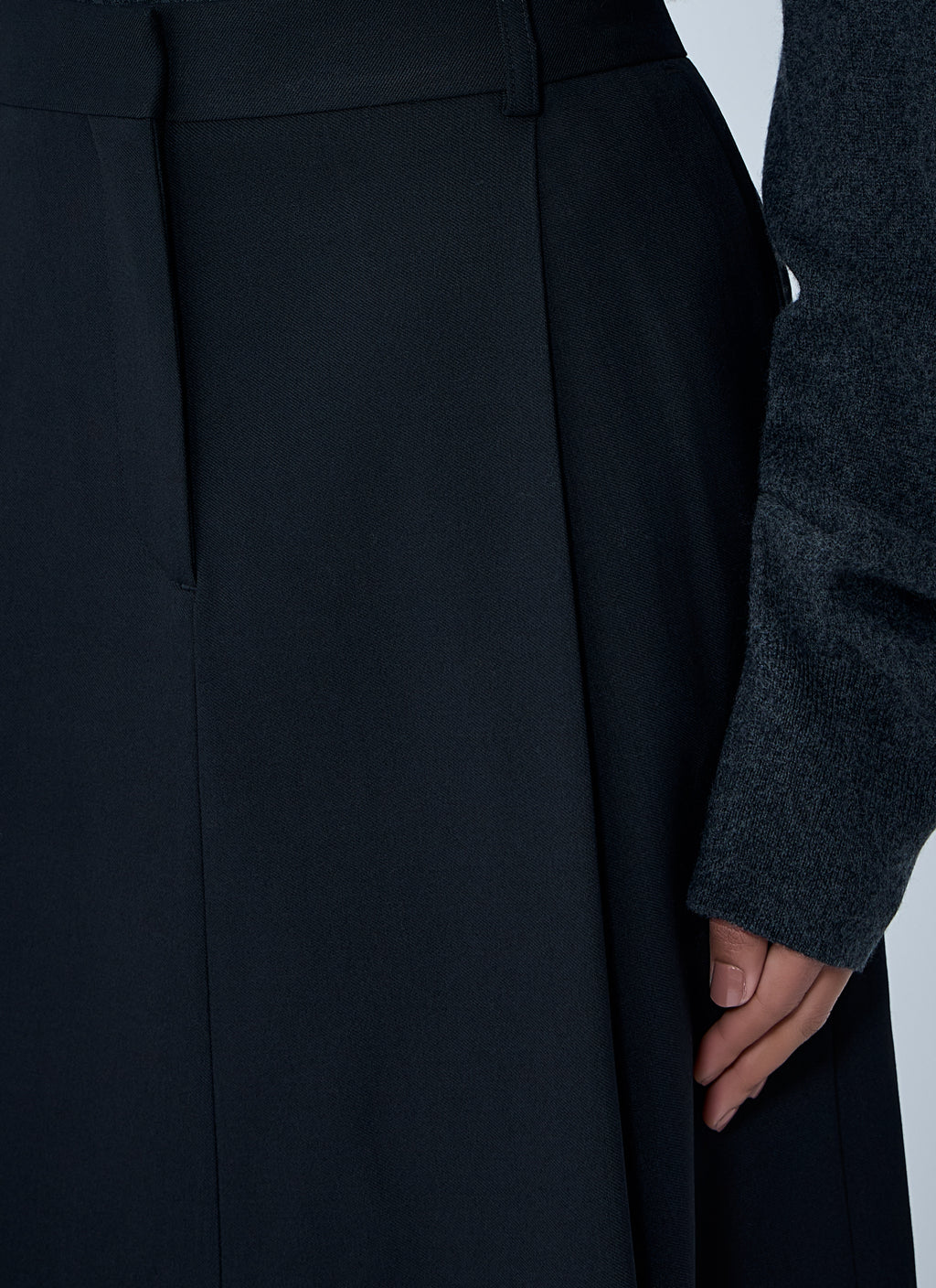 Tailored Pleated Skirt