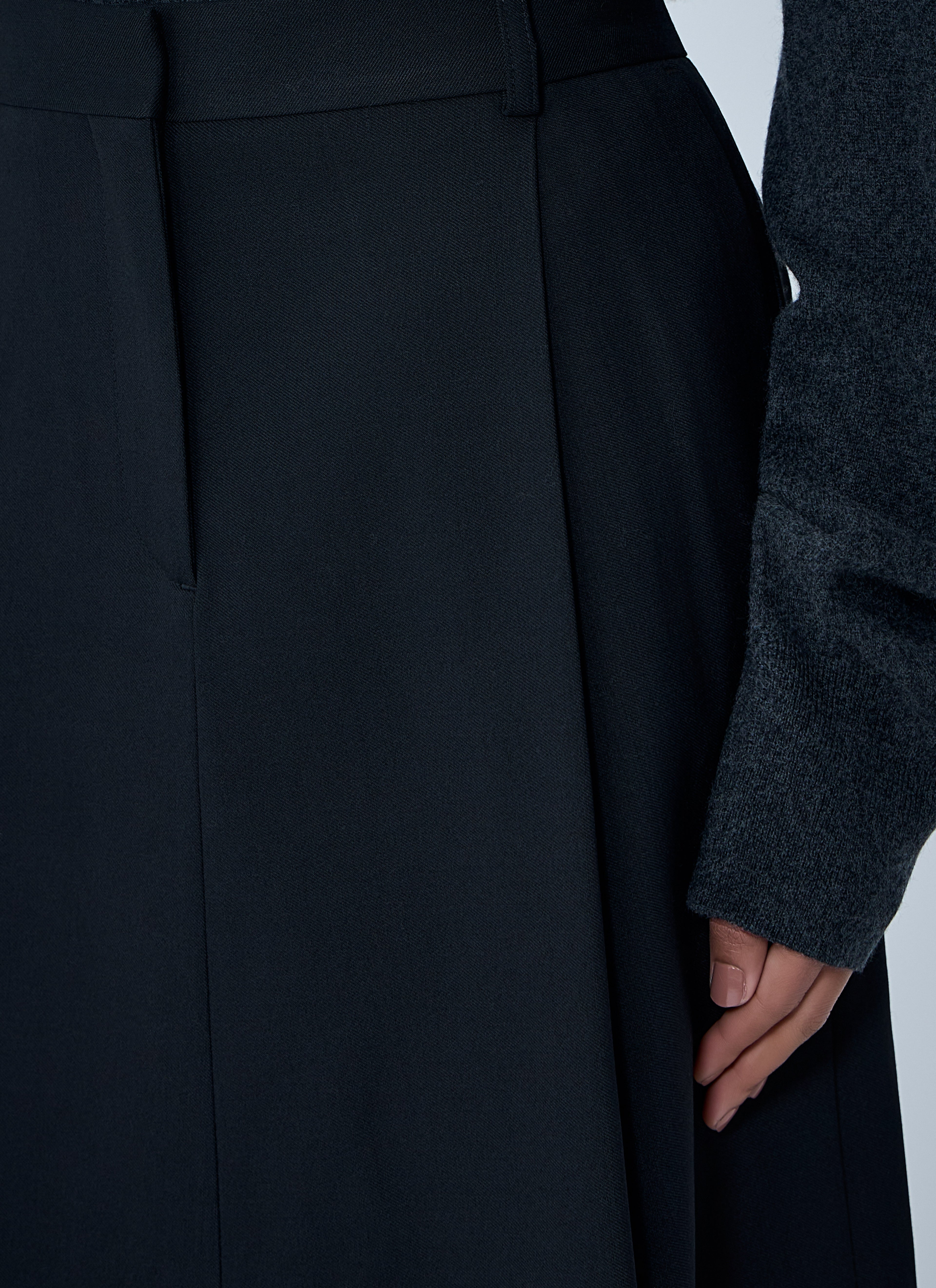 Tailored Pleated Skirt