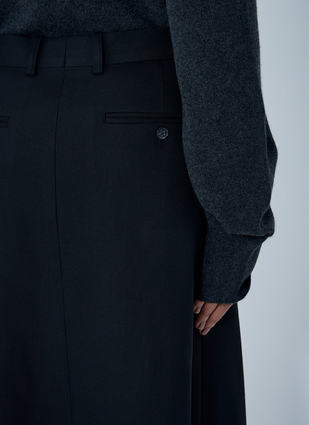 Tailored Pleated Skirt