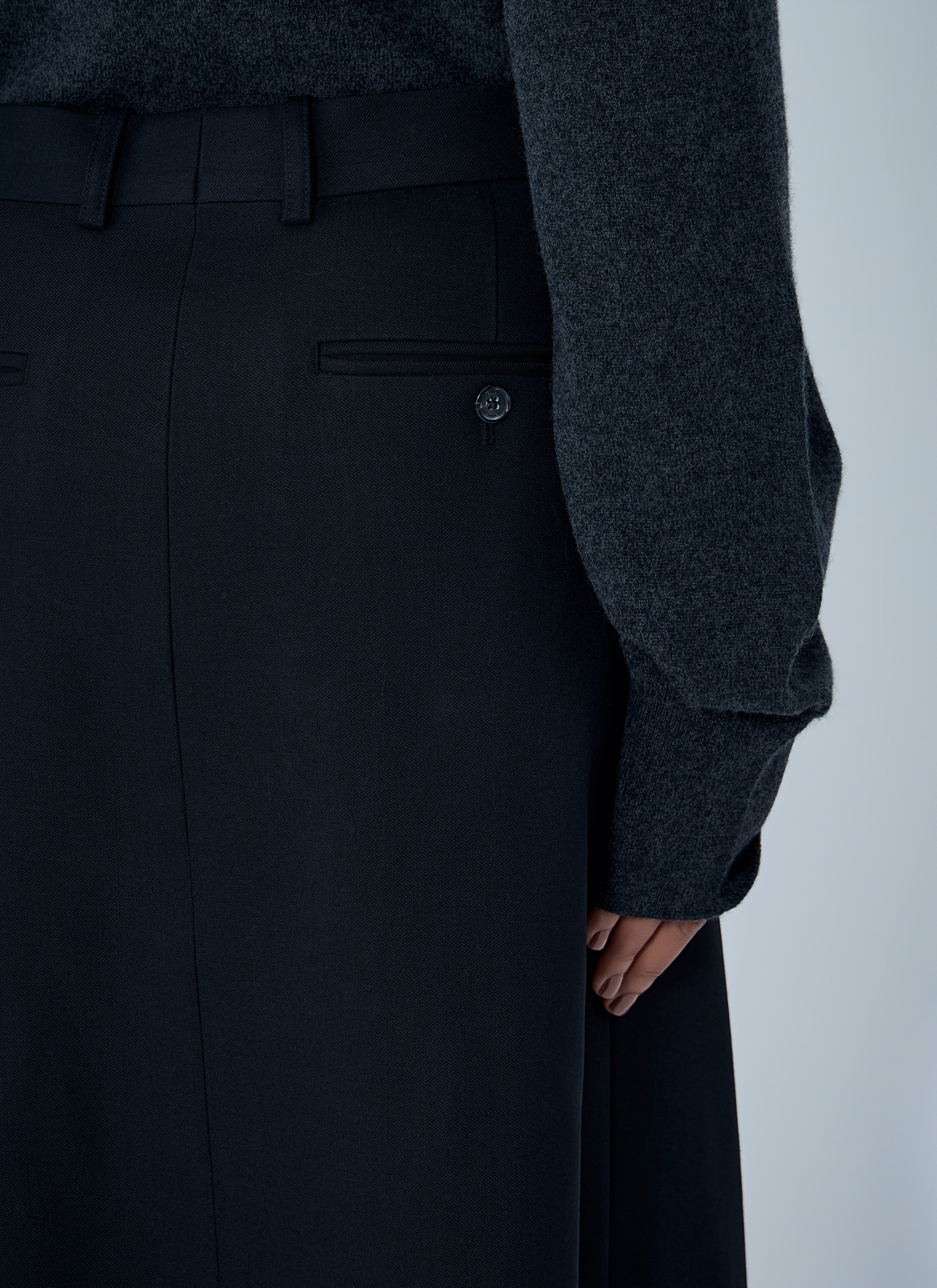 Tailored Pleated Skirt