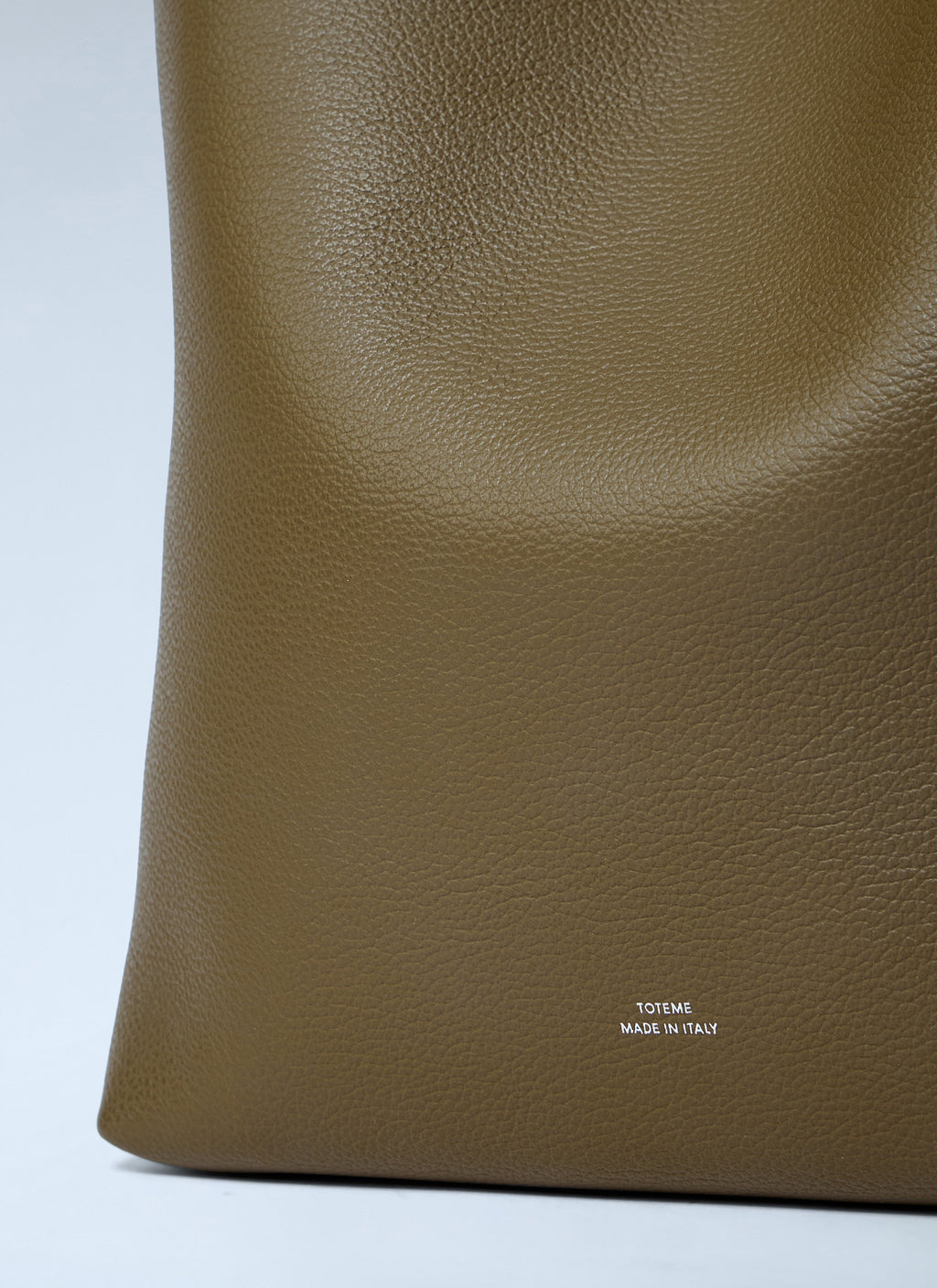 Leather Belted Tote Bag