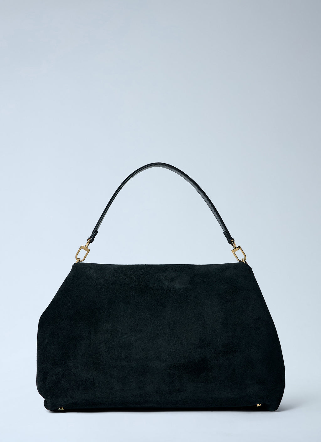 T-Lock Suede Satchel Bag