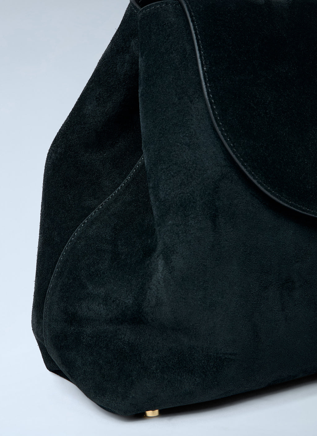 T-Lock Suede Satchel Bag