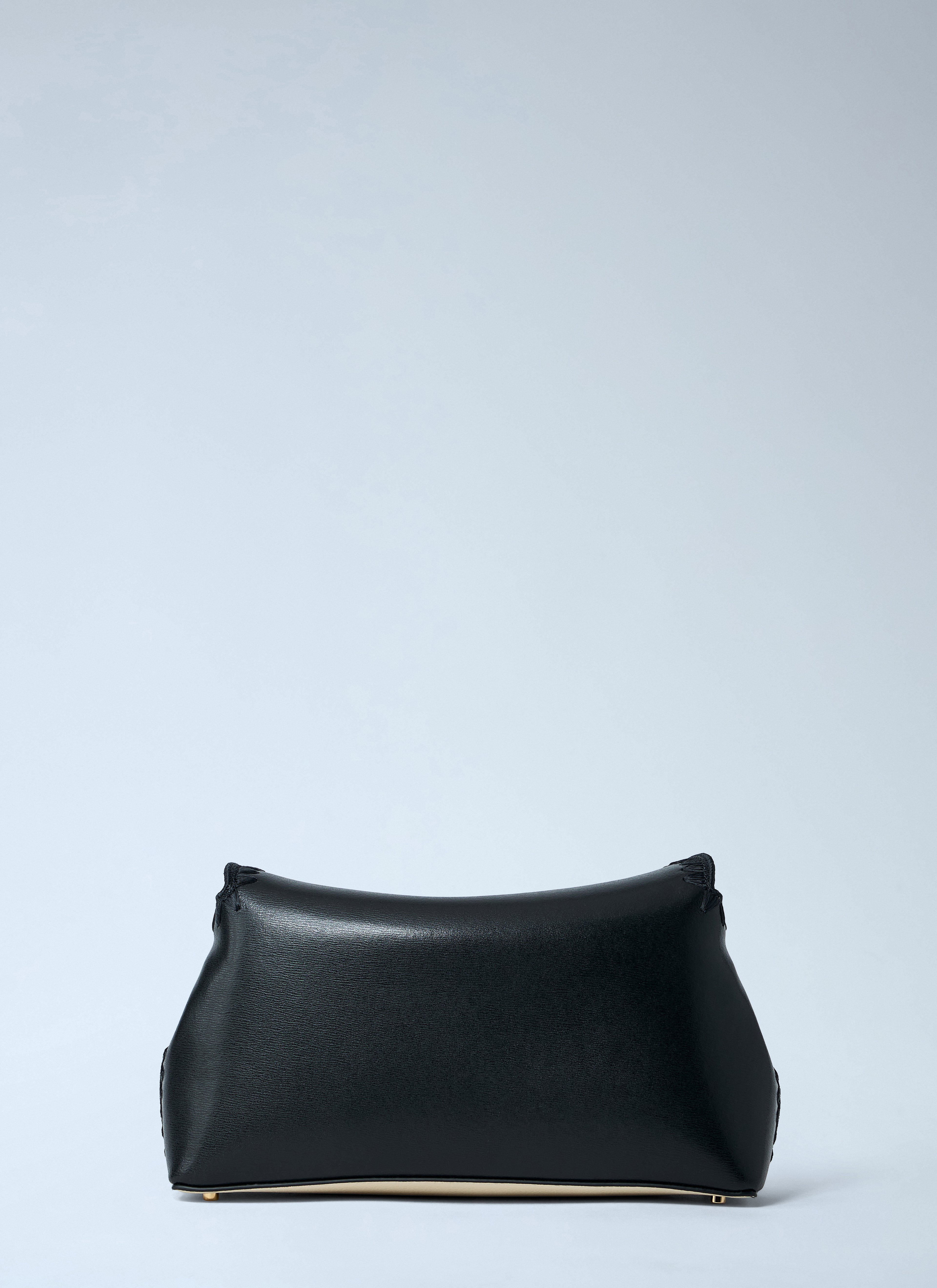 T-Lock Embroidered Leather Clutch Bag