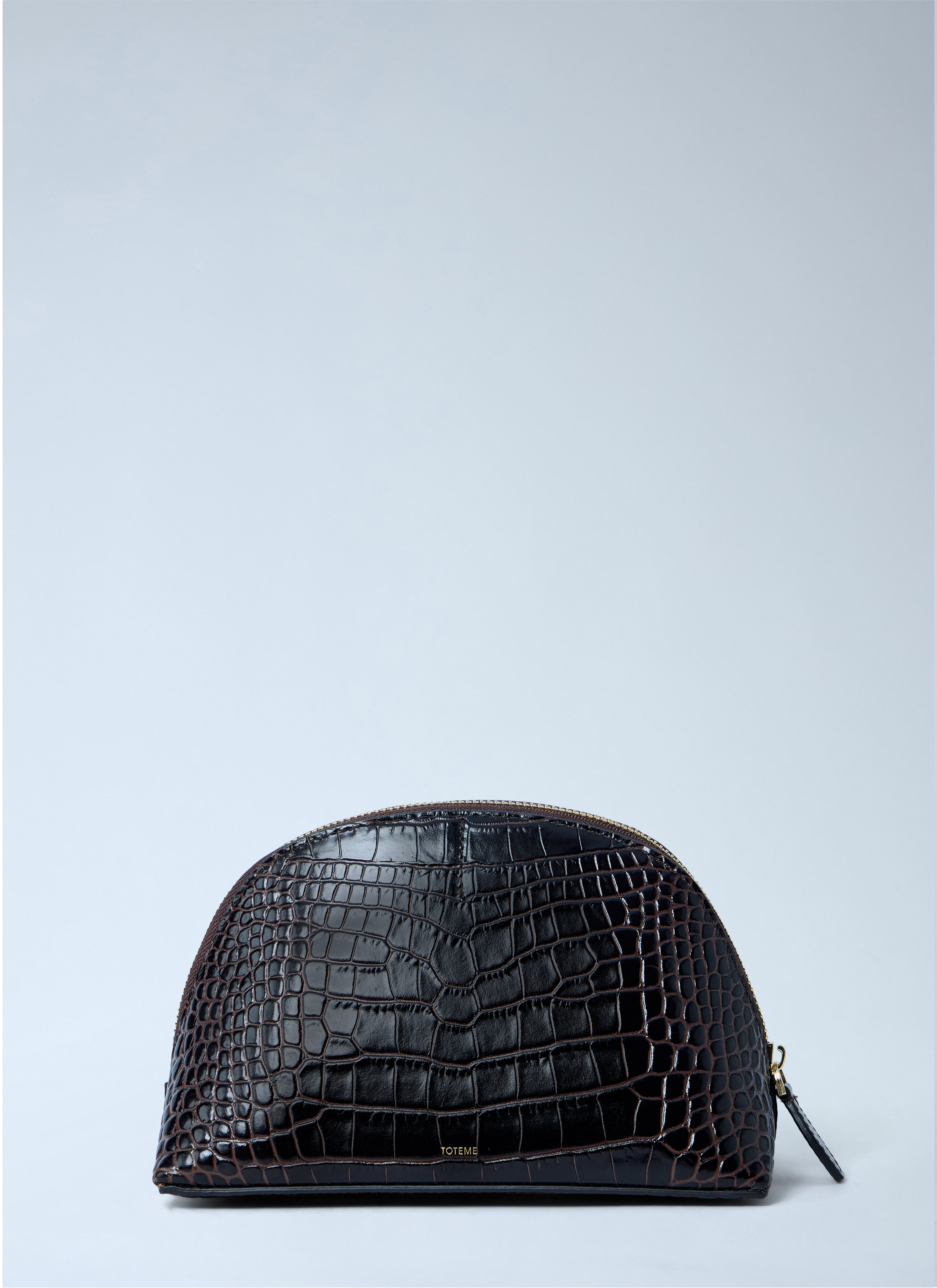 Croc-Embossed Day Pouch