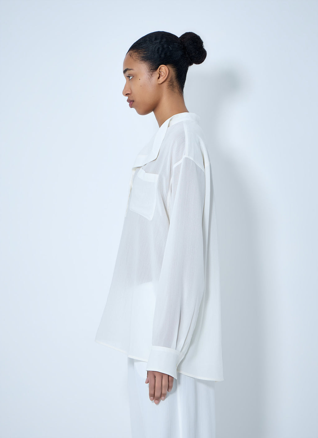 Sheer Silk Blouse