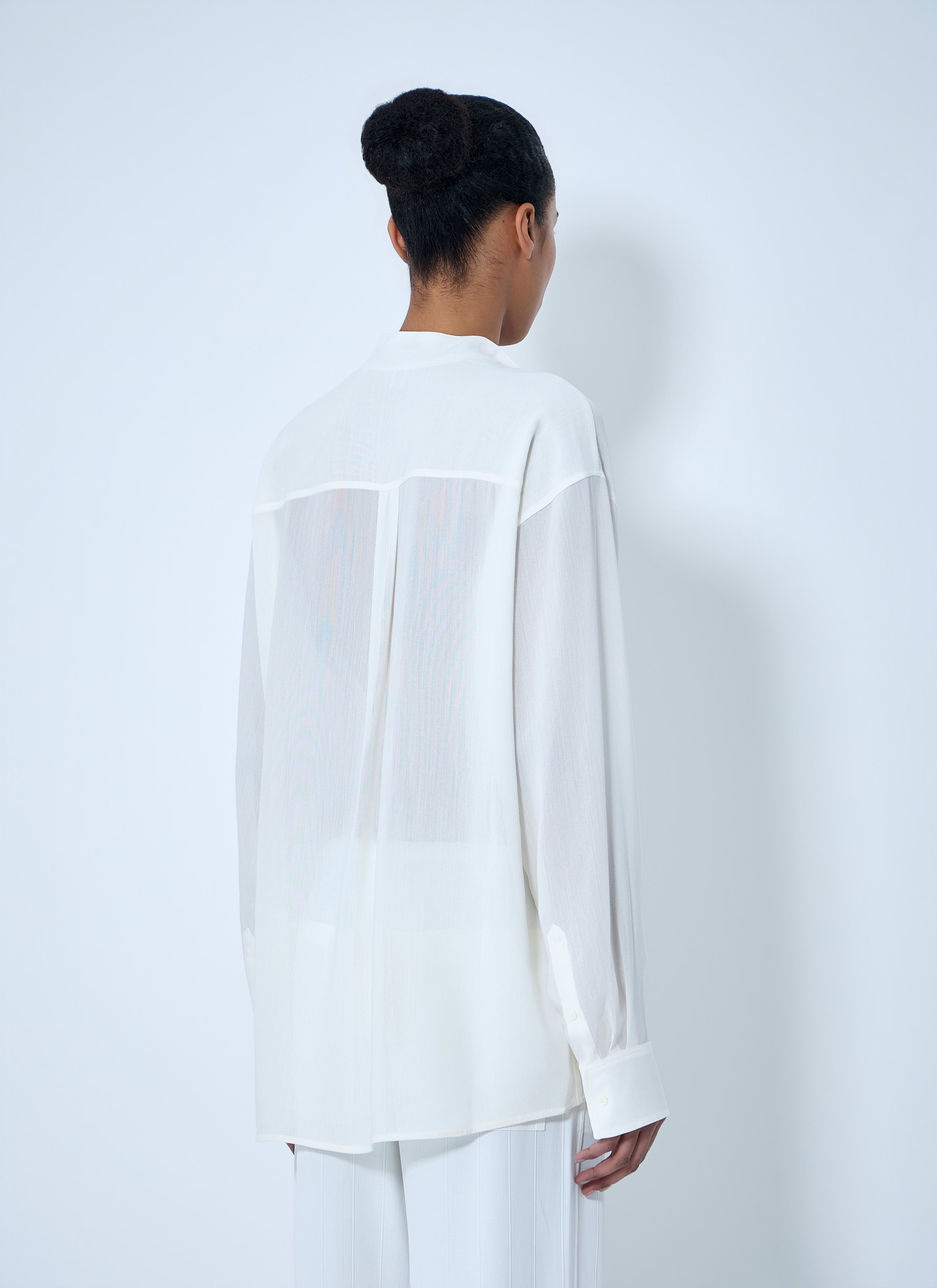 Sheer Silk Blouse